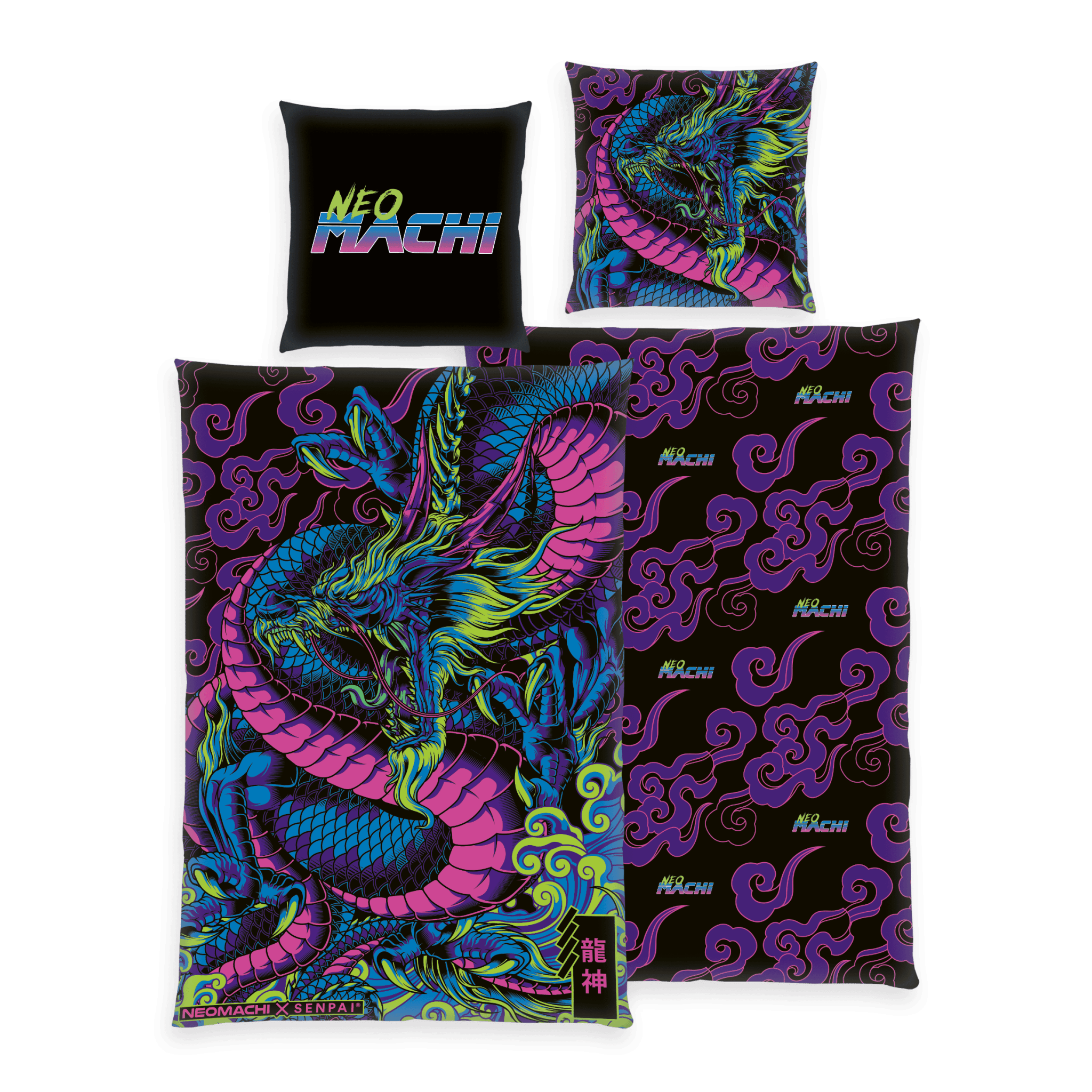 RYUJIN: BEDLINEN - NEOMACHI - Cyberpunk - Techwear - Gaming