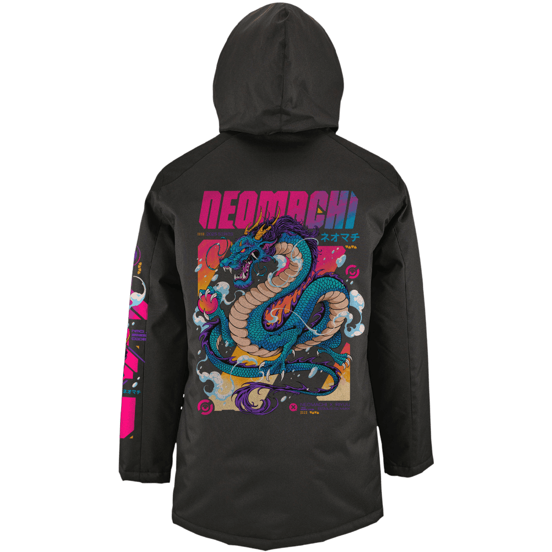 RYUU: PARKA - NEOMACHI - Cyberpunk - Techwear - Gaming