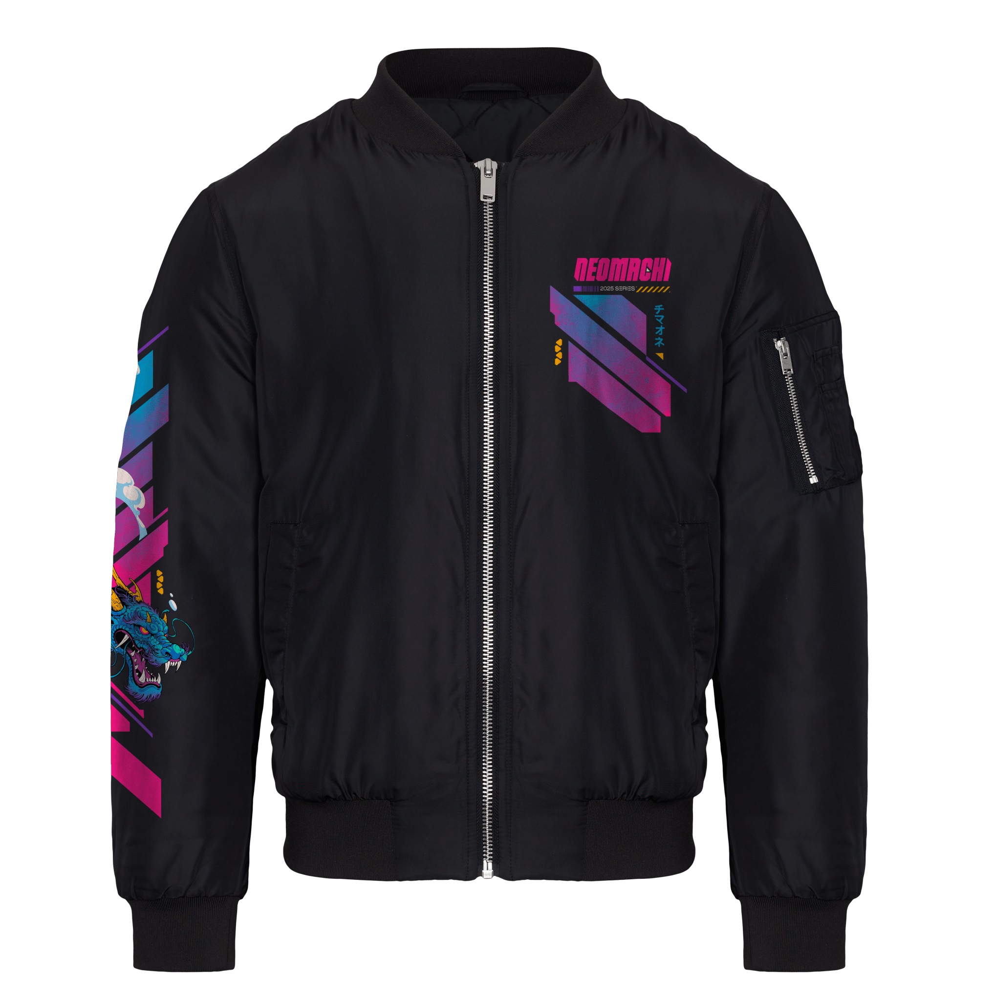 RYUU: PREMIUM BOMBER - NEOMACHI - Cyberpunk - Techwear - Gaming