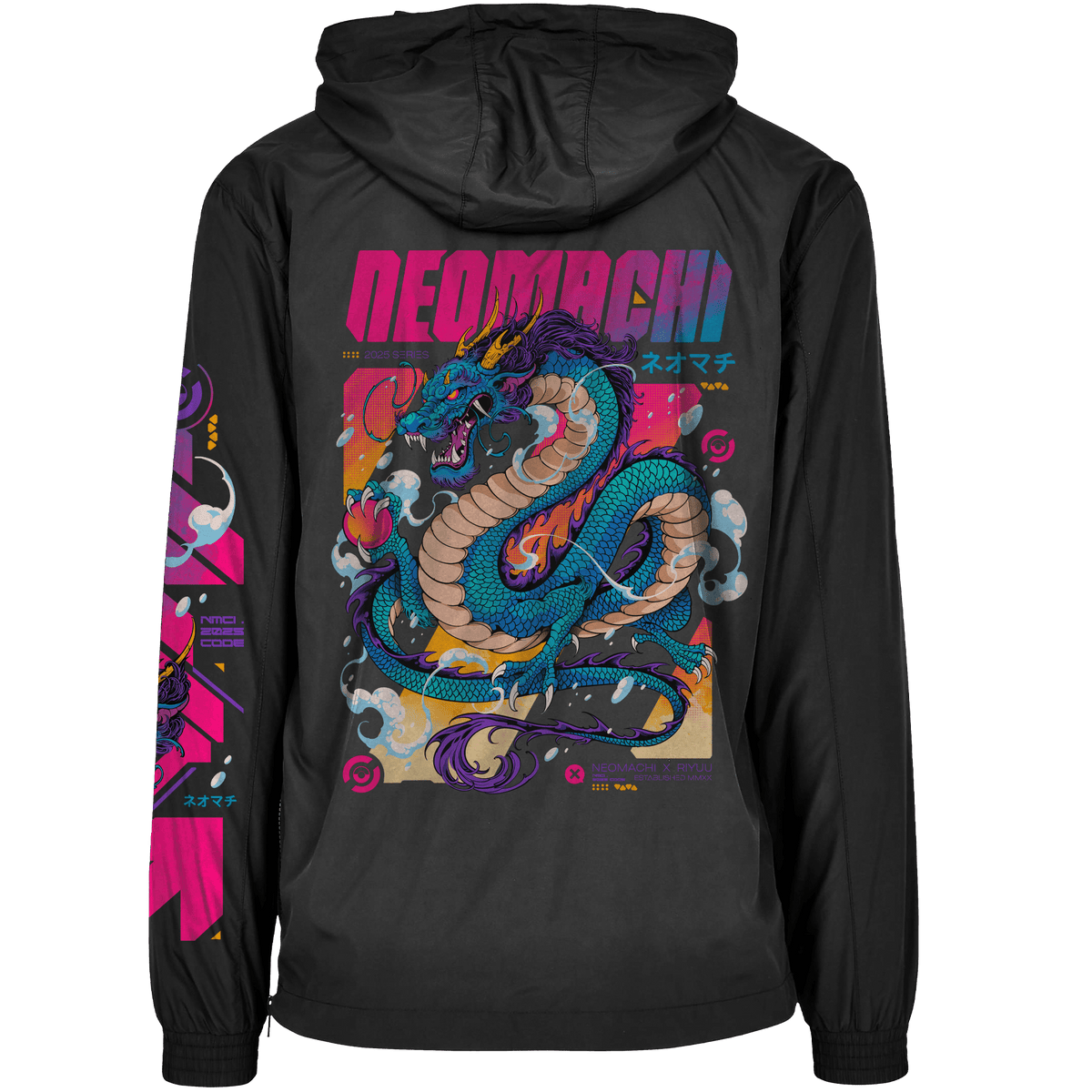 RYUU: WINDBREAKER - NEOMACHI - Cyberpunk - Techwear - Gaming