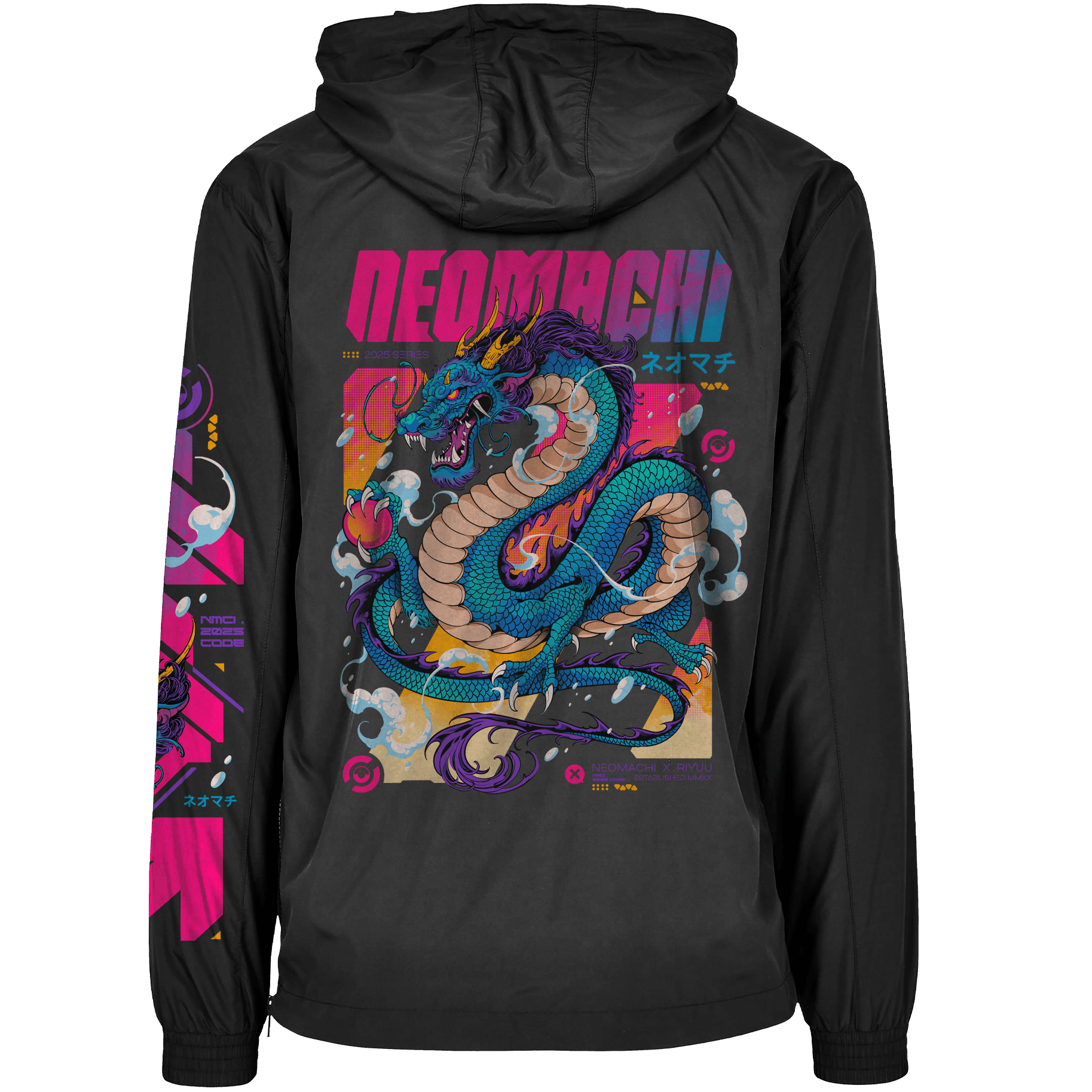 RYUU: WINDBREAKER - NEOMACHI - Cyberpunk - Techwear - Gaming