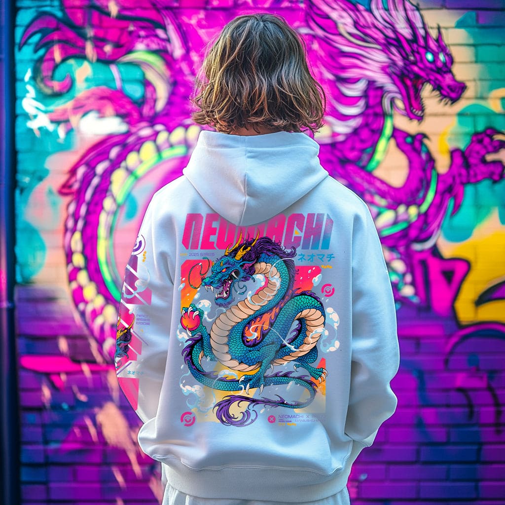 RYUU: ZIP HOODIE - NEOMACHI - Cyberpunk - Techwear - Gaming