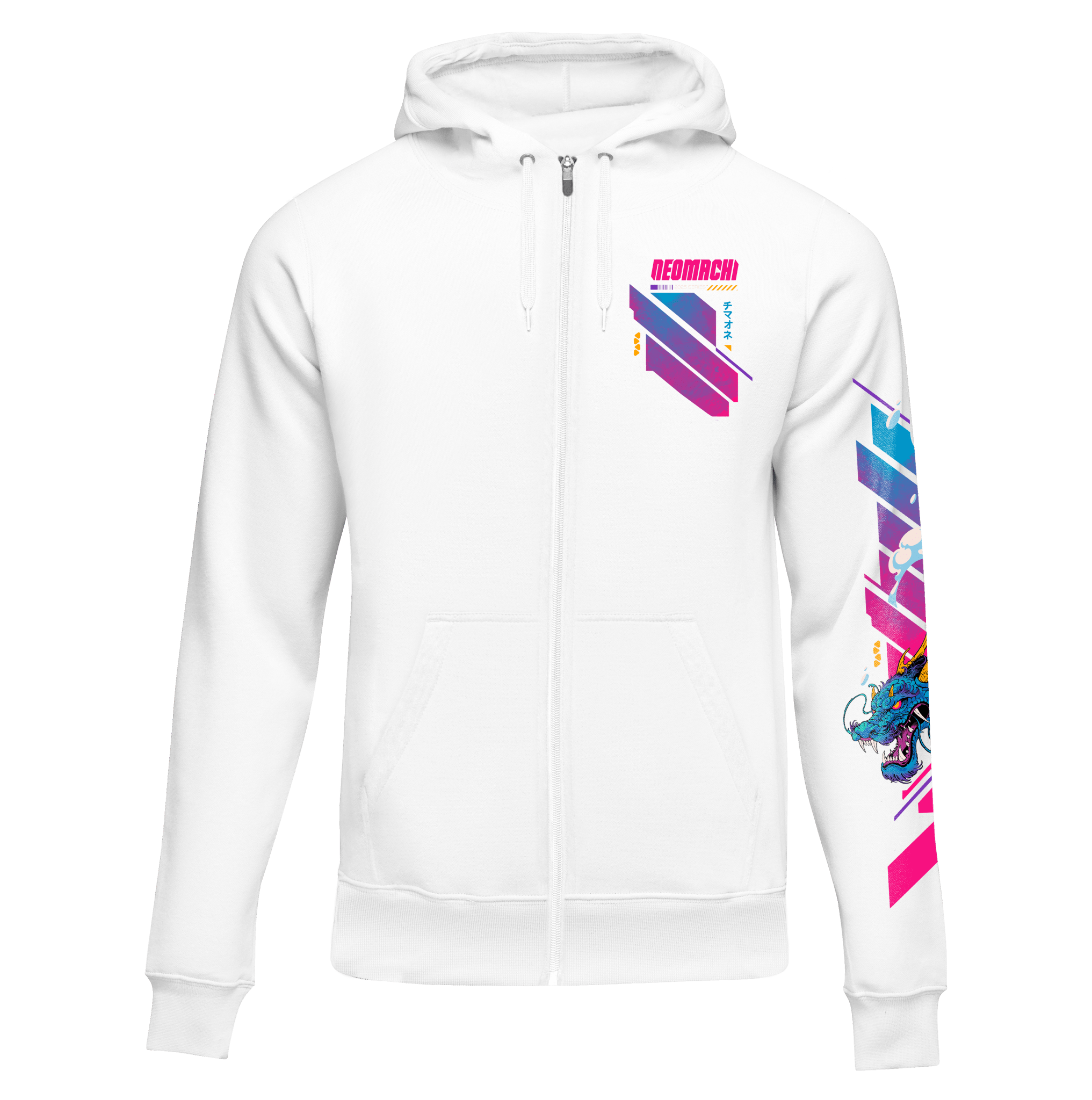RYUU: ZIP HOODIE - NEOMACHI - Cyberpunk - Techwear - Gaming
