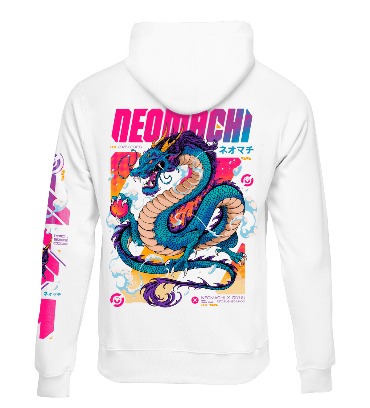 RYUU: ZIP HOODIE - NEOMACHI - Cyberpunk - Techwear - Gaming