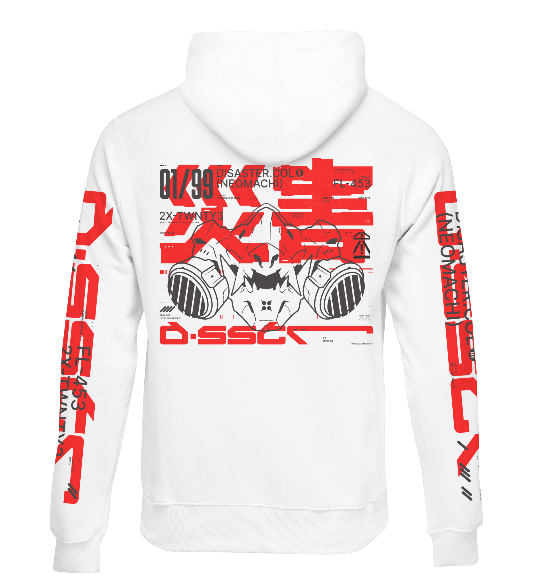 SAIGAI: HOODIE - NEOMACHI - Cyberpunk - Techwear - Gaming
