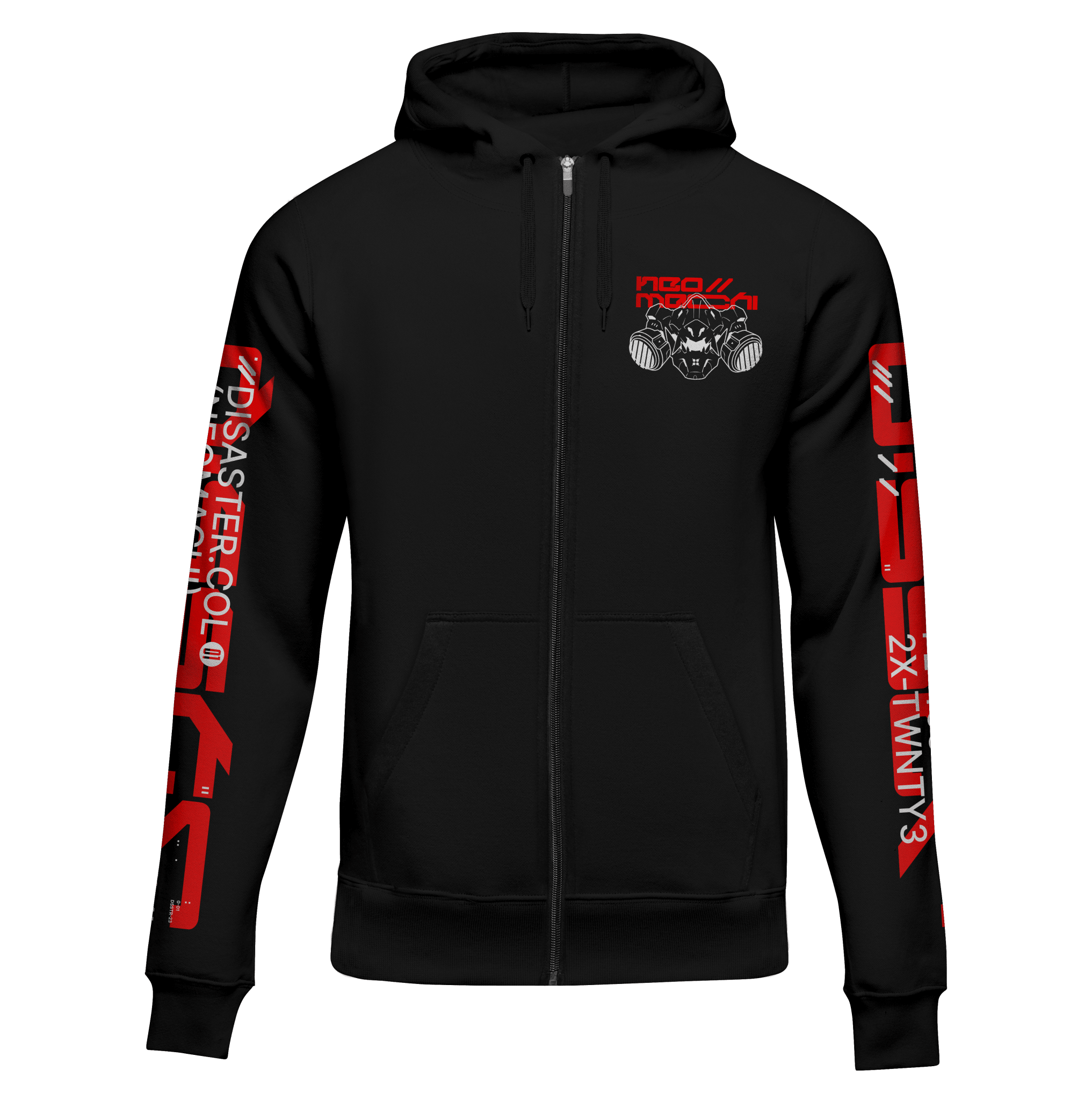 SAIGAI: ZIP HOODIE - NEOMACHI - Cyberpunk - Techwear - Gaming