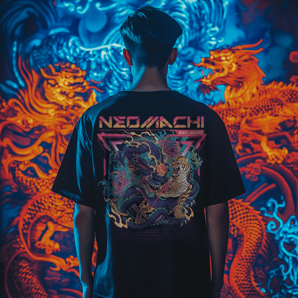 SENTŌ 2.0: T - SHIRT - NEOMACHI - Cyberpunk - Techwear - Gaming