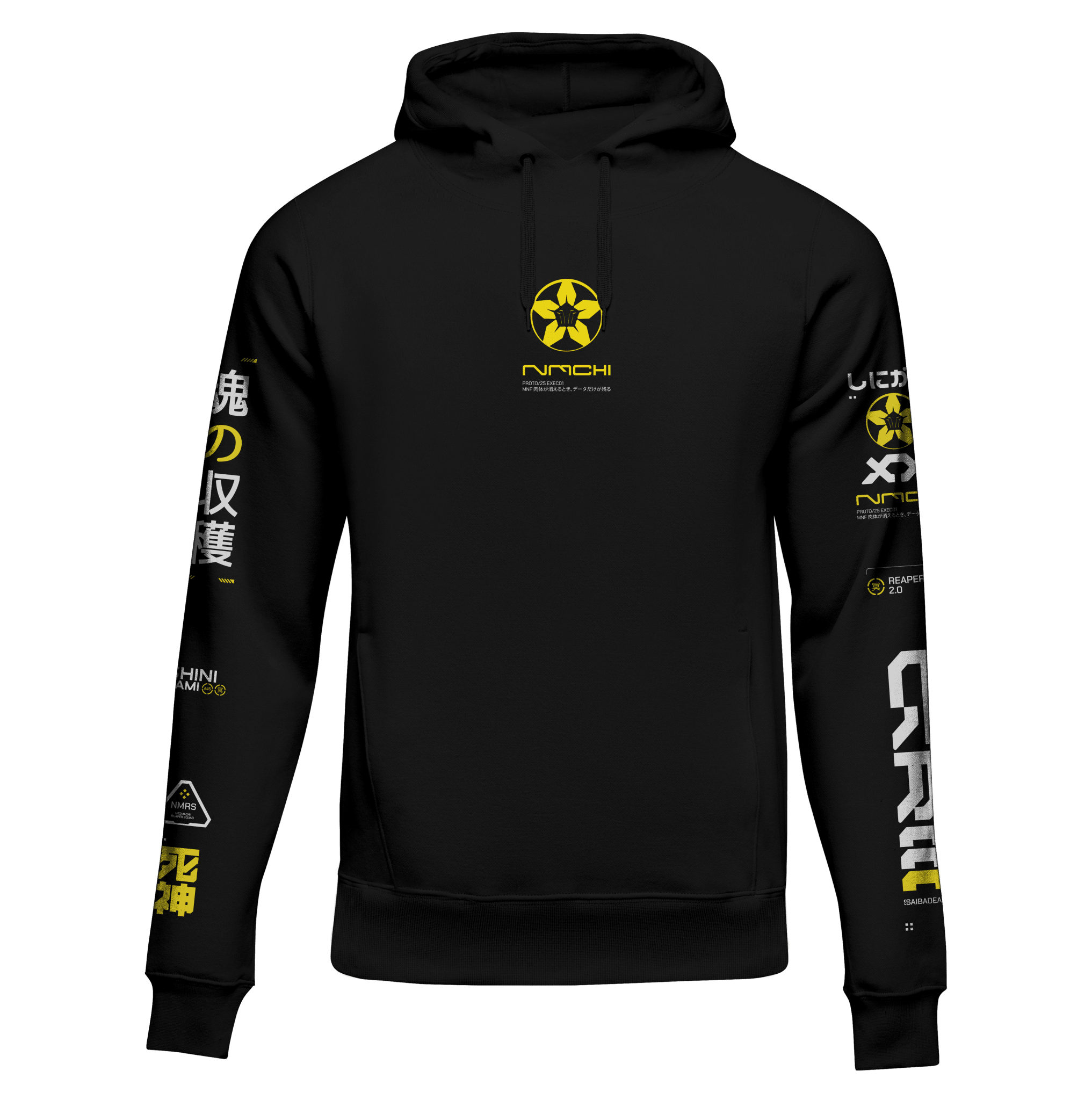 SHINIGAMI: HOODIE - NEOMACHI - Cyberpunk - Techwear - Gaming