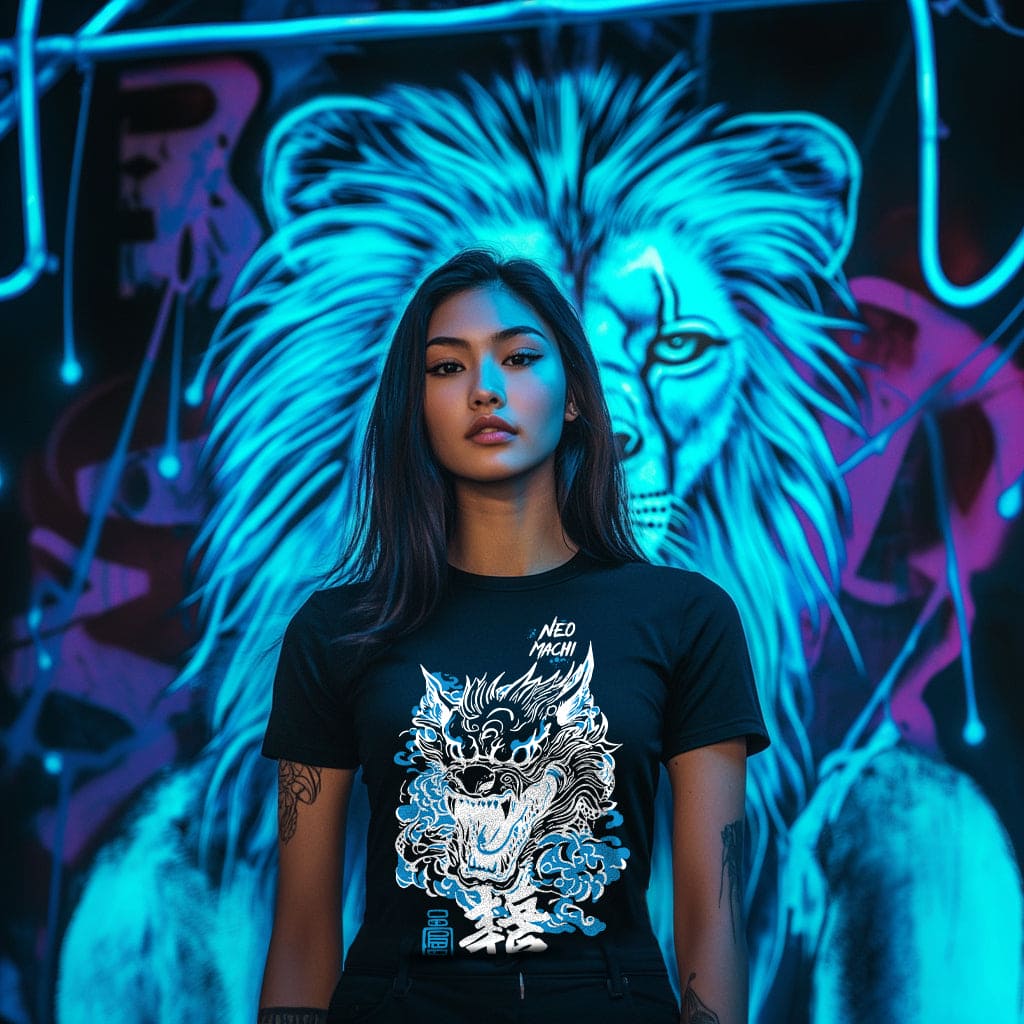 SHISHI: WOMAN'S TEE - NEOMACHI - Cyberpunk - Techwear - Gaming