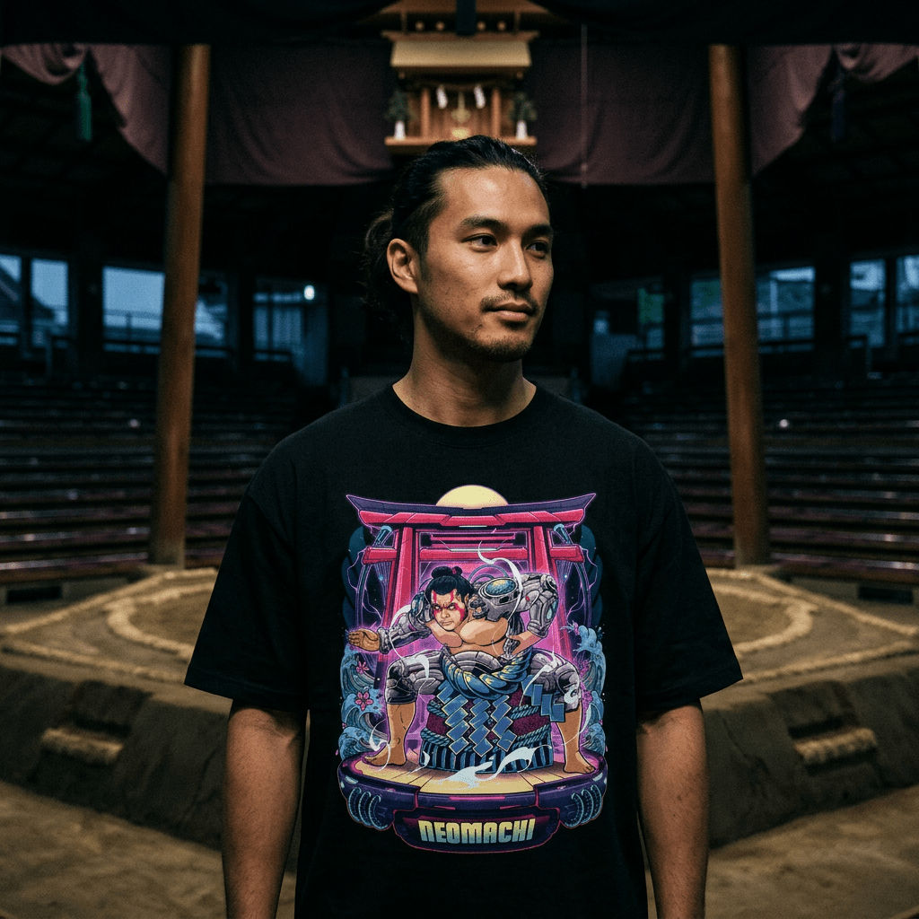 SUMO: T - SHIRT - NEOMACHI - Cyberpunk - Techwear - Gaming