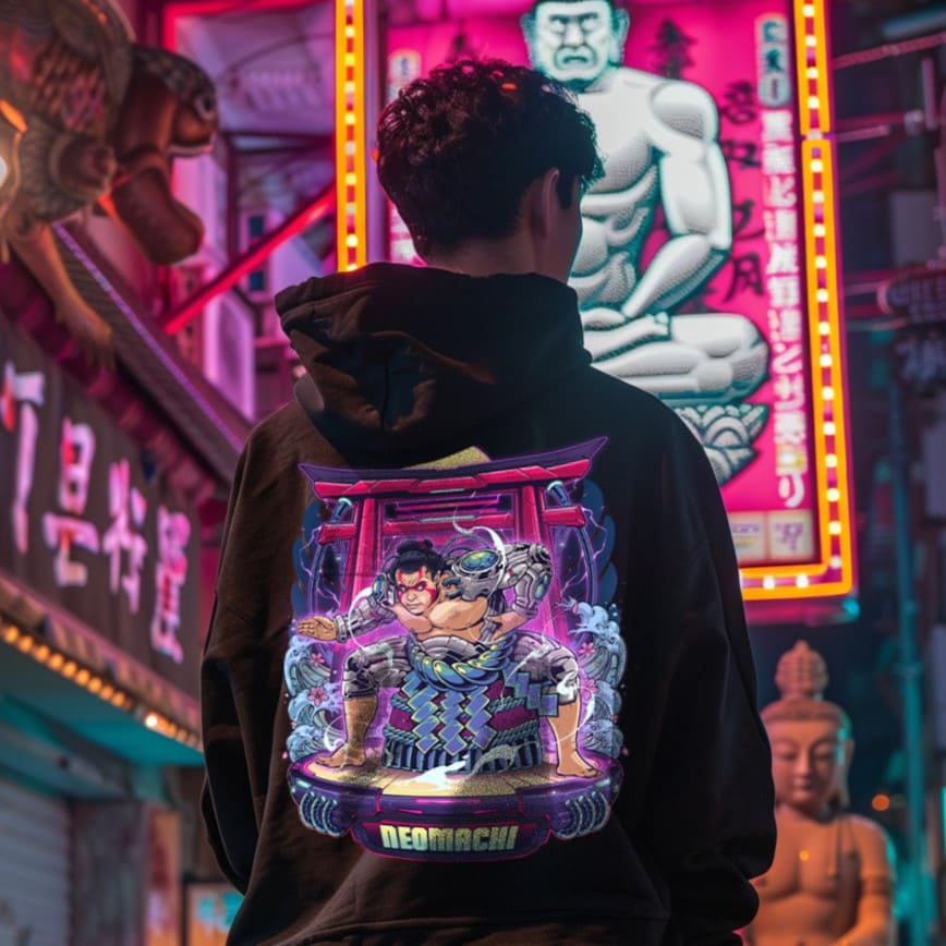 SUMO: ZIP HOODIE - NEOMACHI - Cyberpunk - Techwear - Gaming