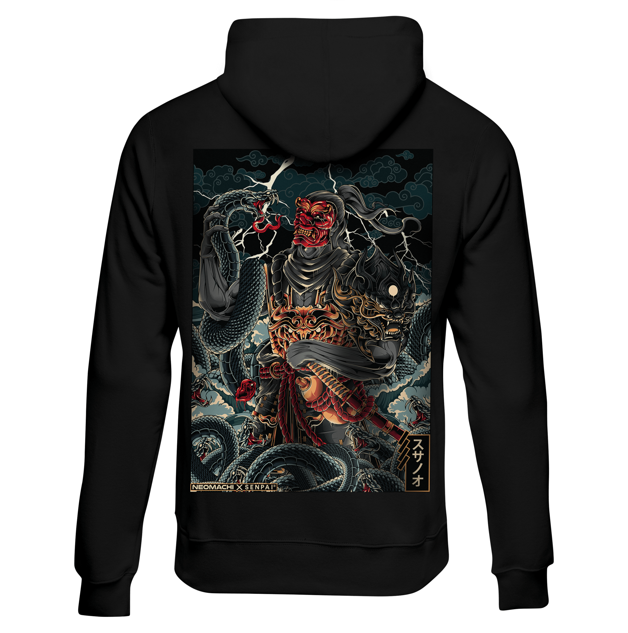SUSANOO: HOODIE - NEOMACHI - Cyberpunk - Techwear - Gaming
