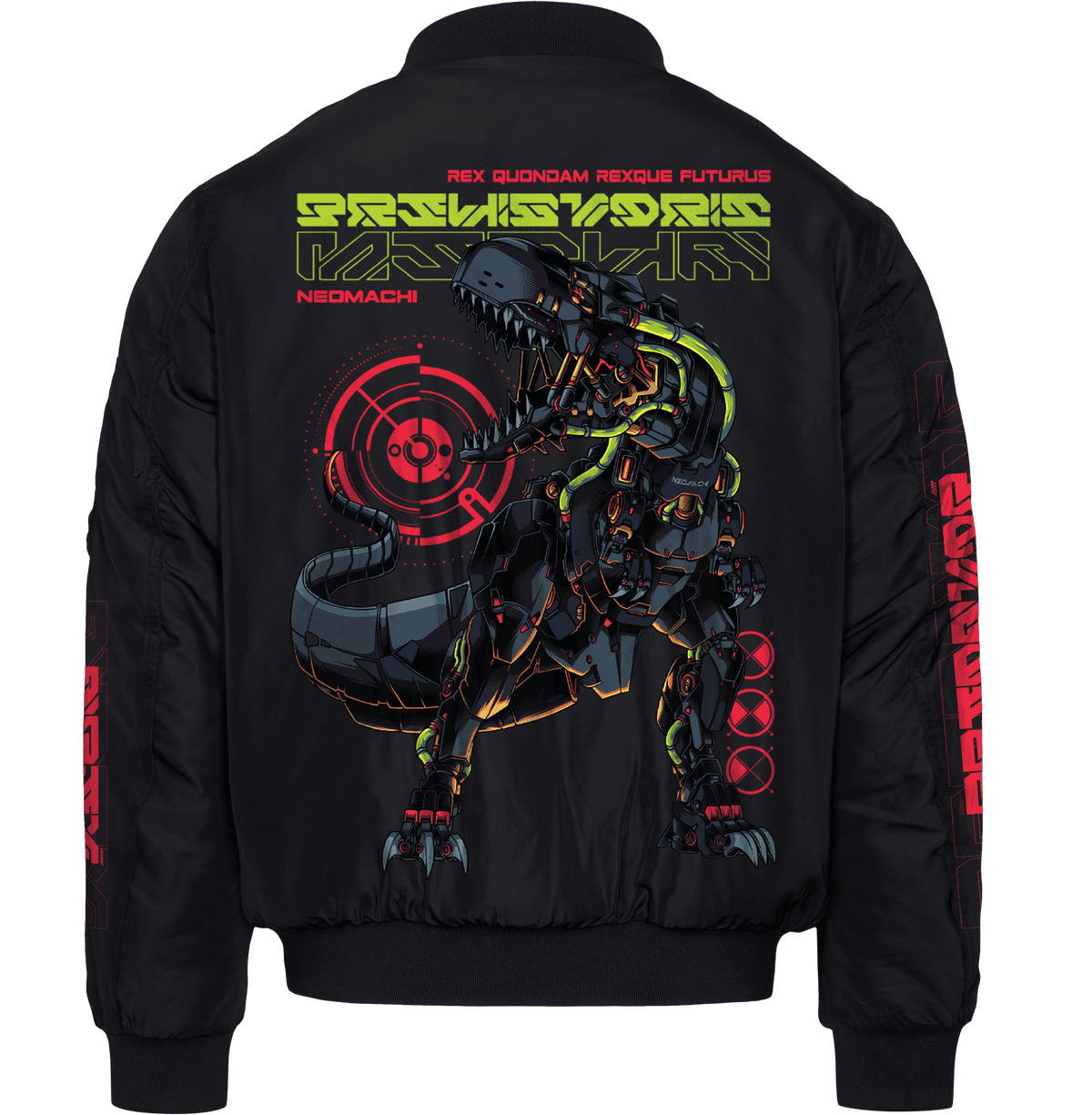 T - REX: PREMIUM BOMBER - NEOMACHI - Cyberpunk - Techwear - Gaming