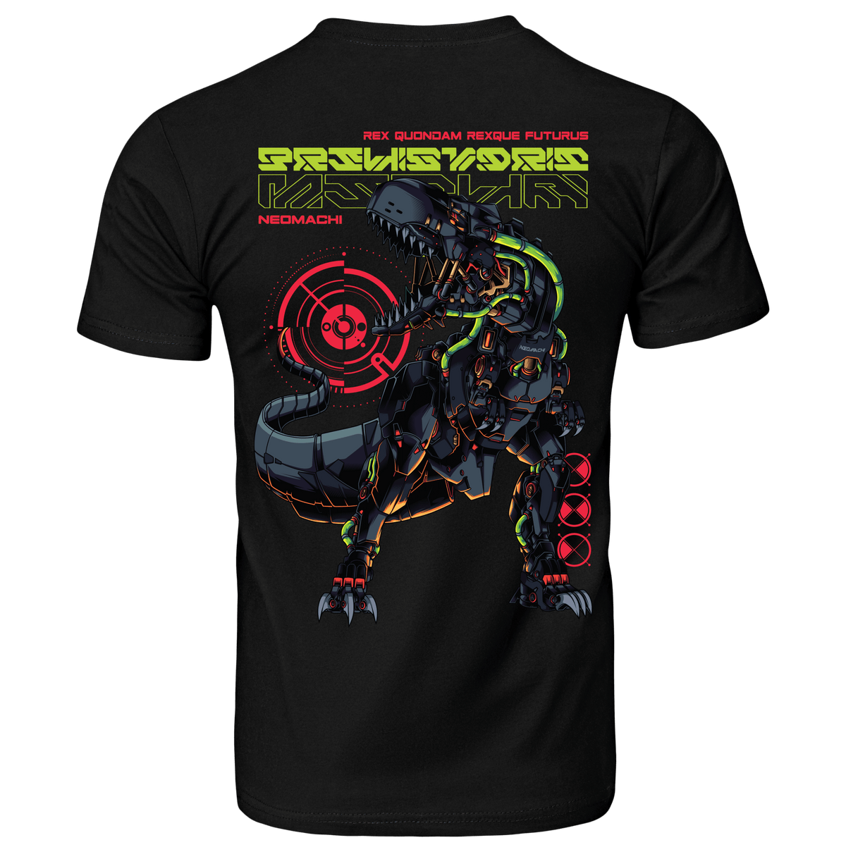 T - REX: T - SHIRT - NEOMACHI - Cyberpunk - Techwear - Gaming