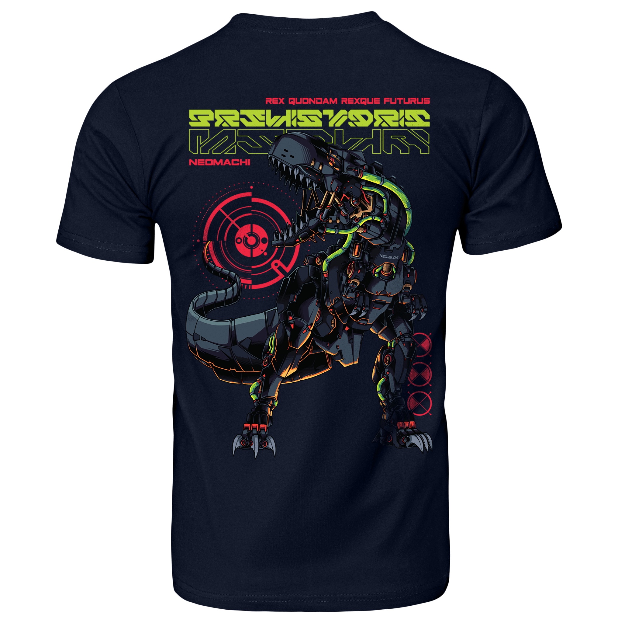 T - REX: T - SHIRT - NEOMACHI - Cyberpunk - Techwear - Gaming