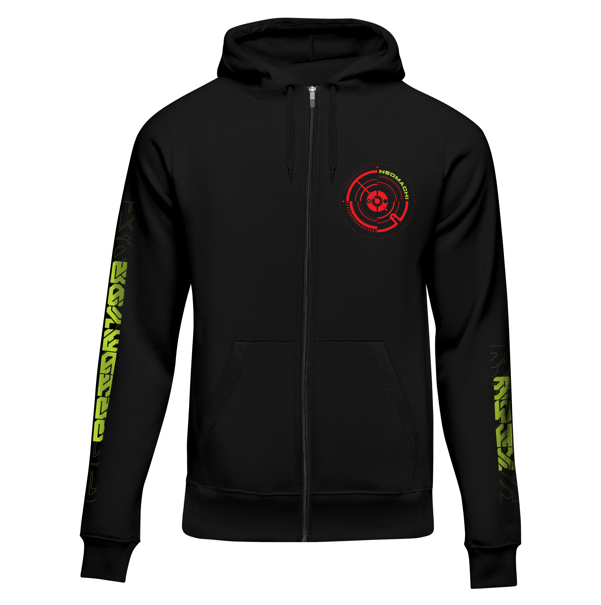 T - REX: ZIP HOODIE - NEOMACHI - Cyberpunk - Techwear - Gaming