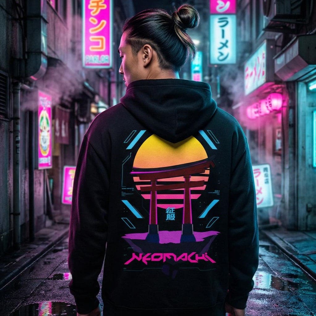 TORII: HOODIE - NEOMACHI - Cyberpunk - Techwear - Gaming