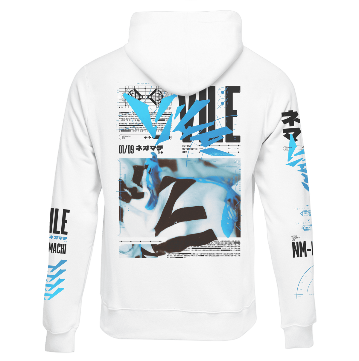 VILE: HOODIE - NEOMACHI - Cyberpunk - Techwear - Gaming