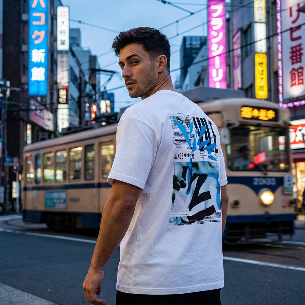 VILE: T - SHIRT - NEOMACHI - Cyberpunk - Techwear - Gaming