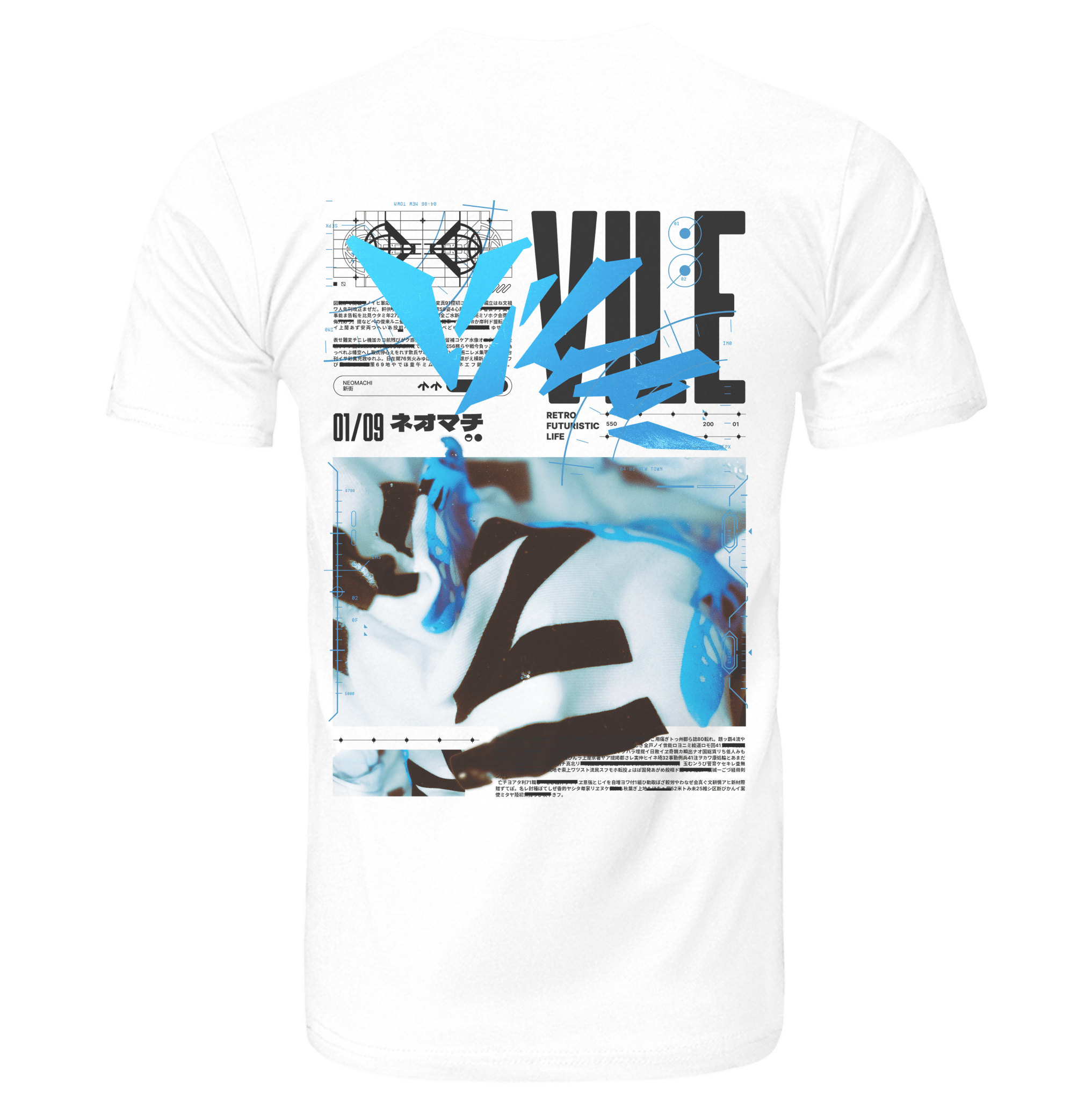 VILE: T - SHIRT - NEOMACHI - Cyberpunk - Techwear - Gaming