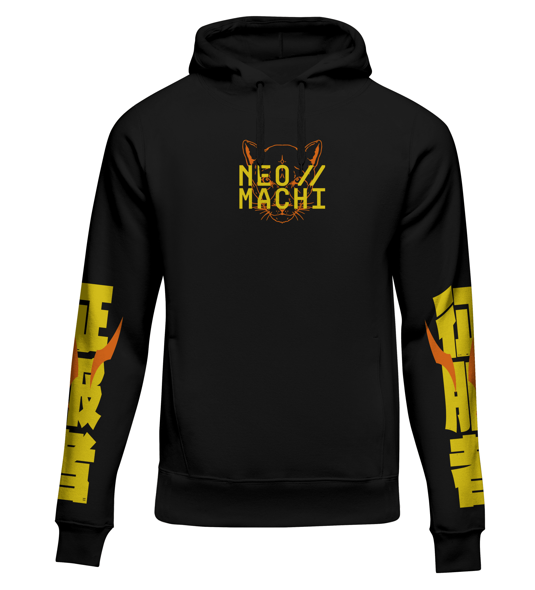 YASEI: HOODIE - NEOMACHI - Cyberpunk - Techwear - Gaming