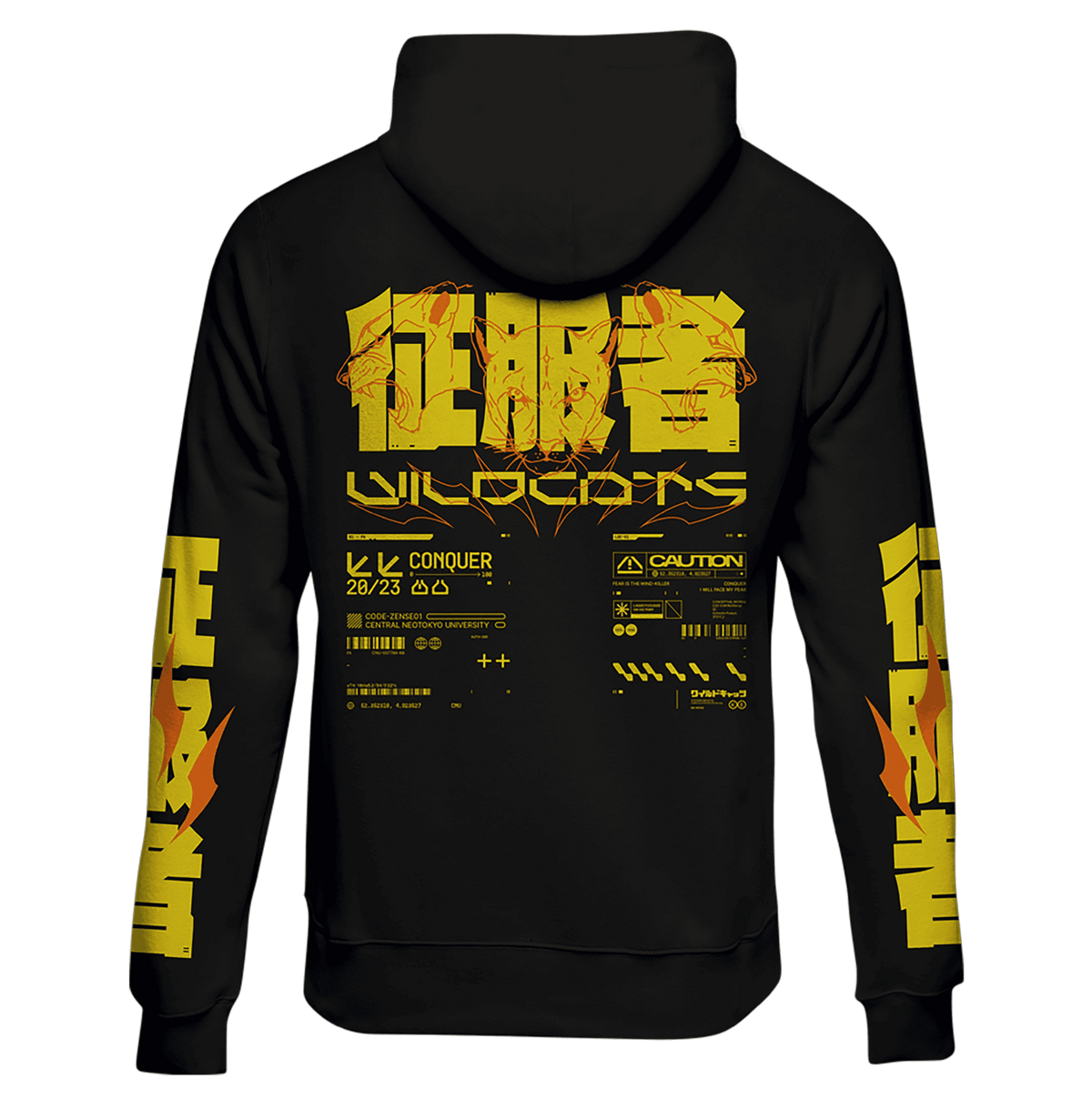 YASEI: ZIP HOODIE - NEOMACHI - Cyberpunk - Techwear - Gaming