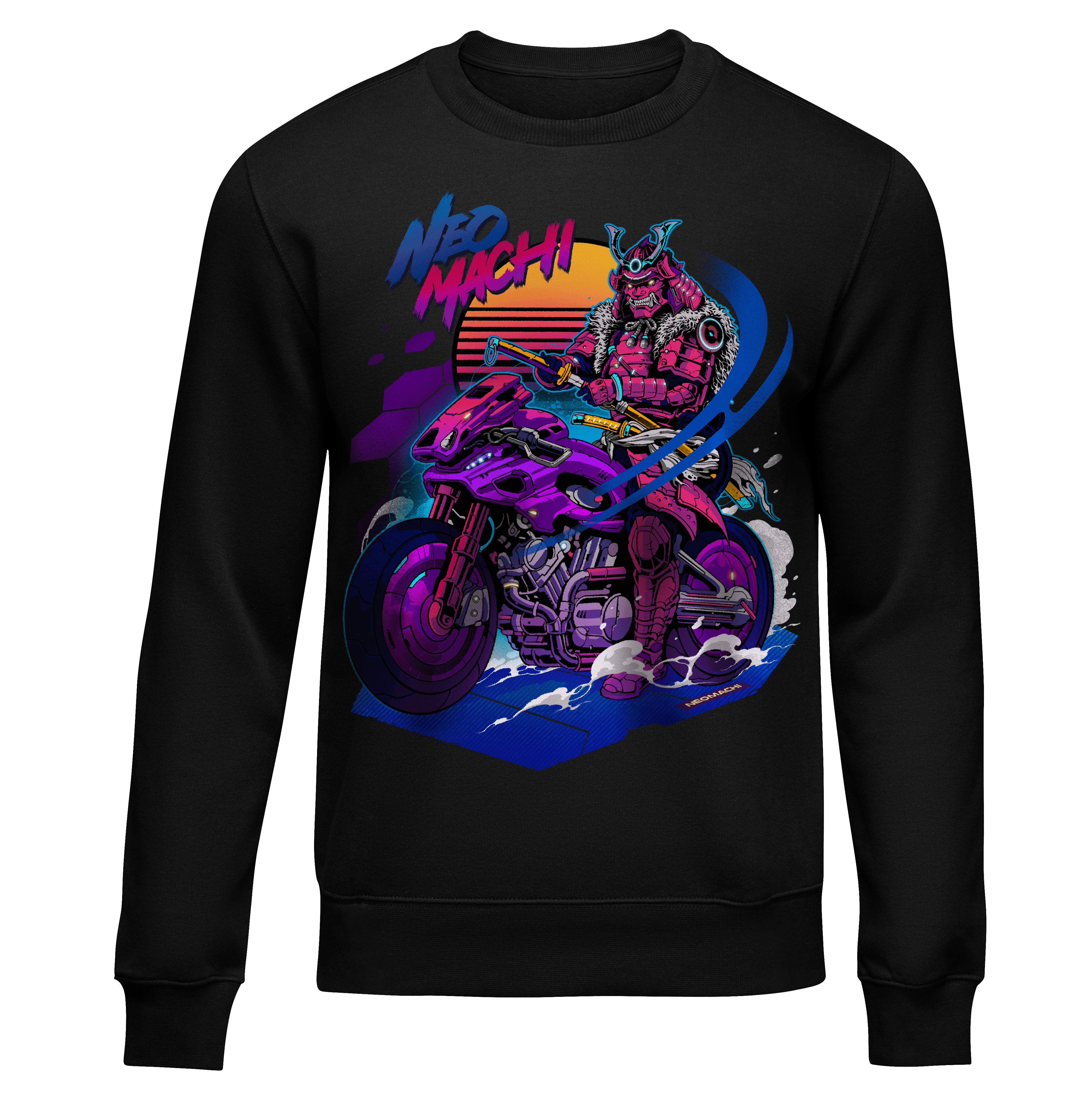 BAIKU Sweater Cyberpunk Black
