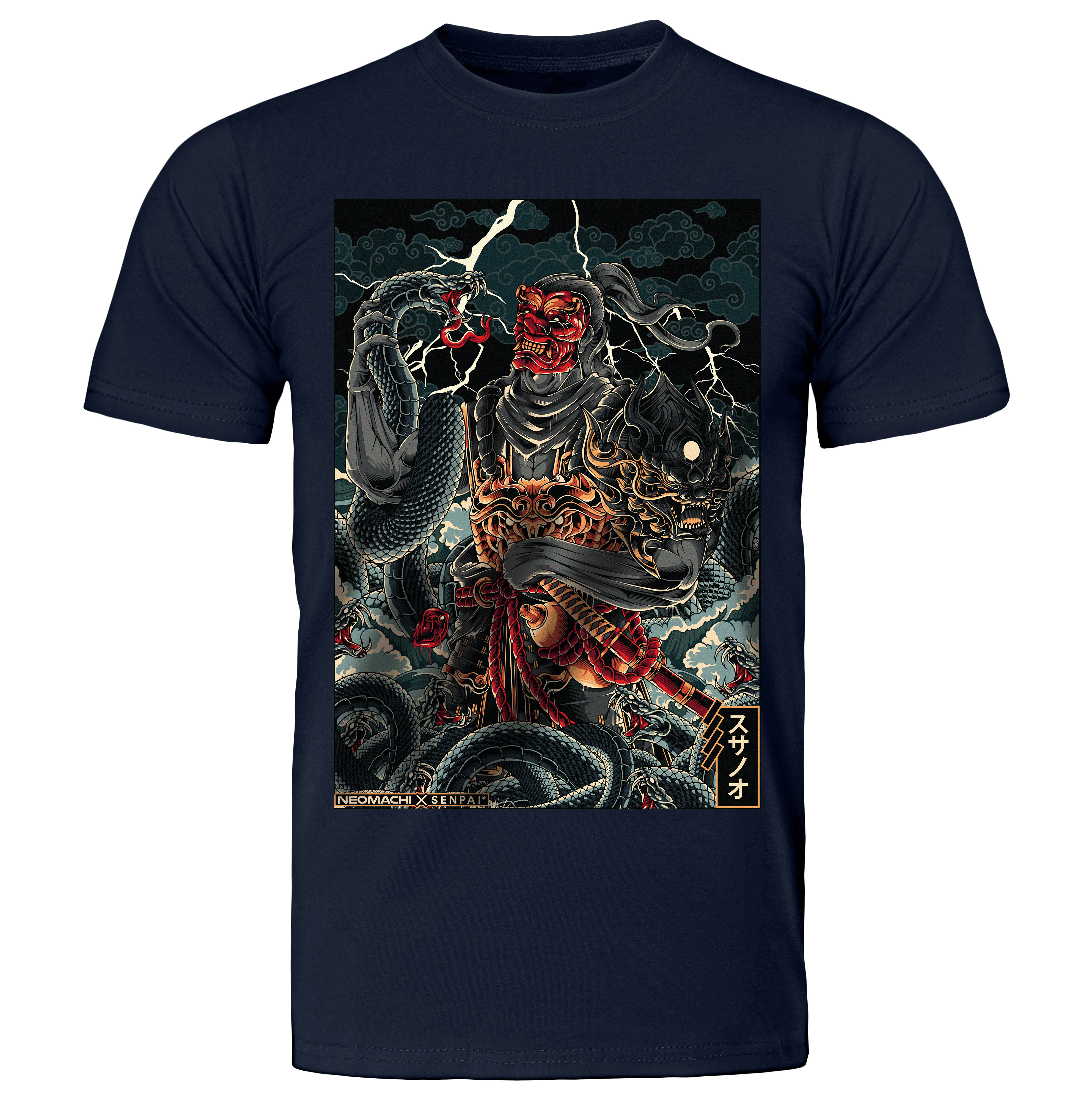 SUSANOO T-Shirt Cyberpunk Navy