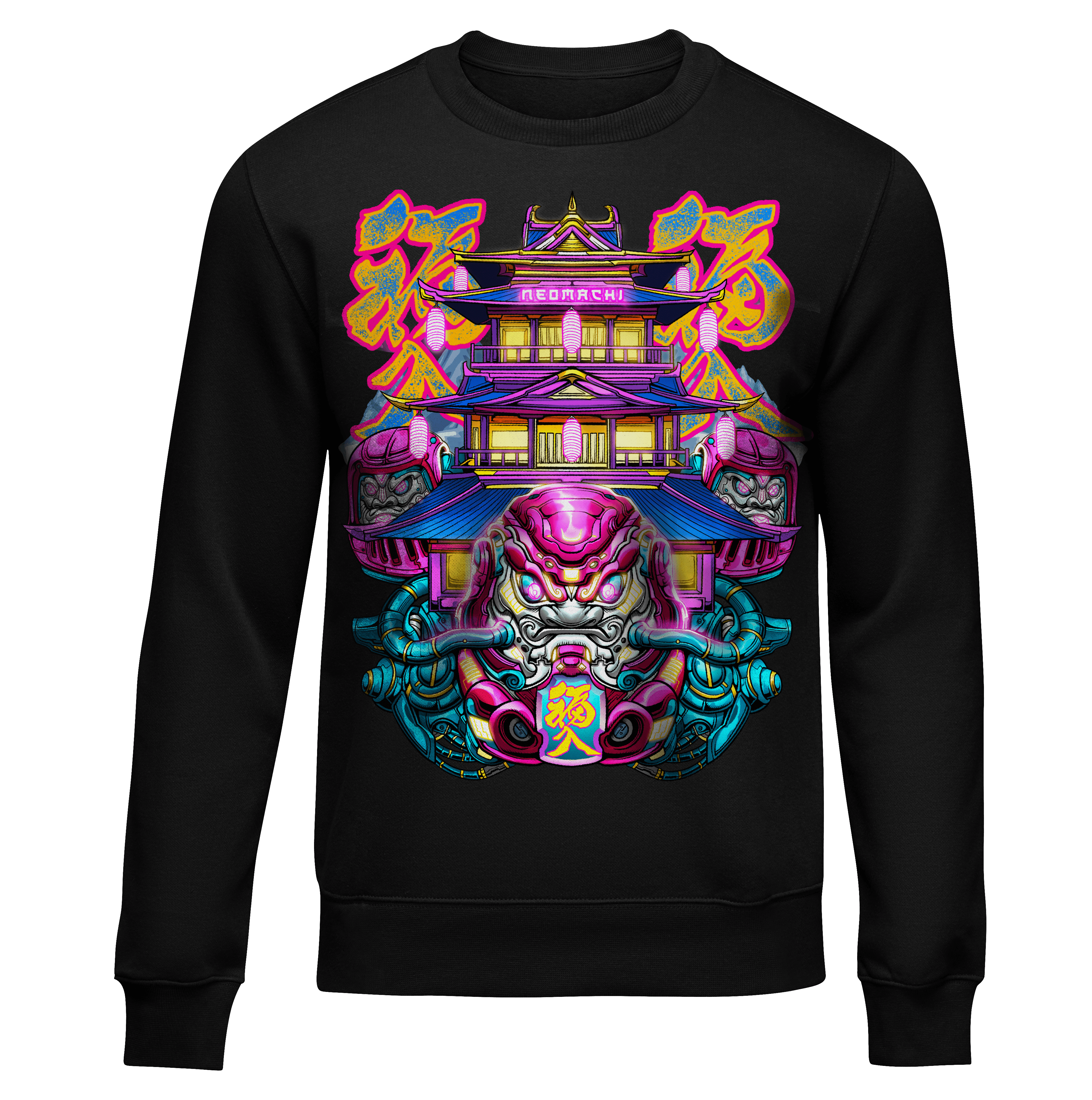 DARUMA Sweater Cyberpunk Black