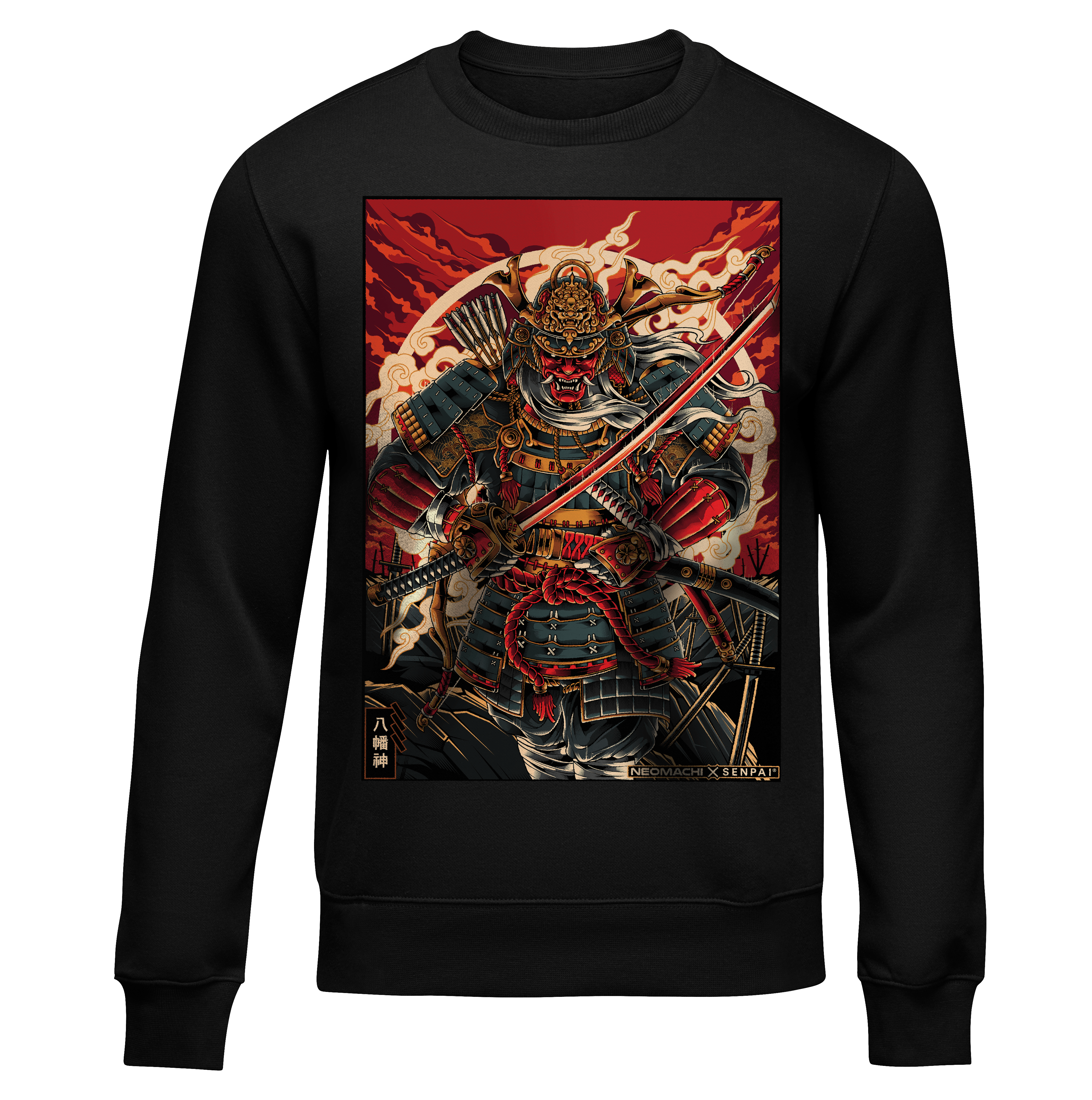 HACHIMAN Sweater Cyberpunk Black