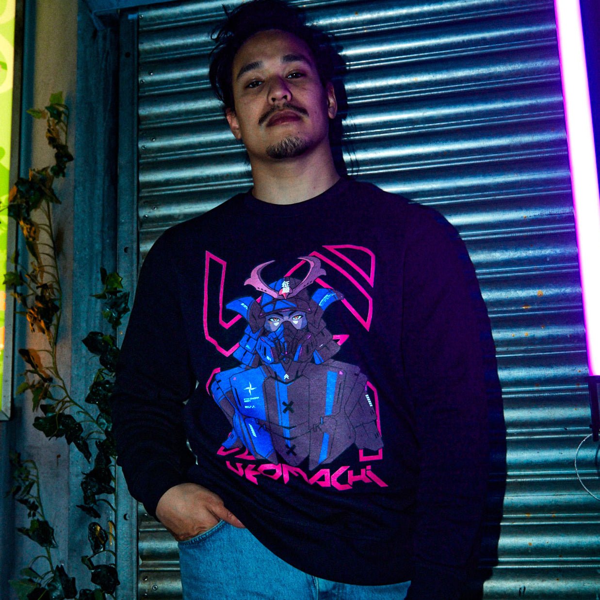 5AMUR41: SWEATER - NEOMACHI - Cyberpunk - Techwear - Gaming