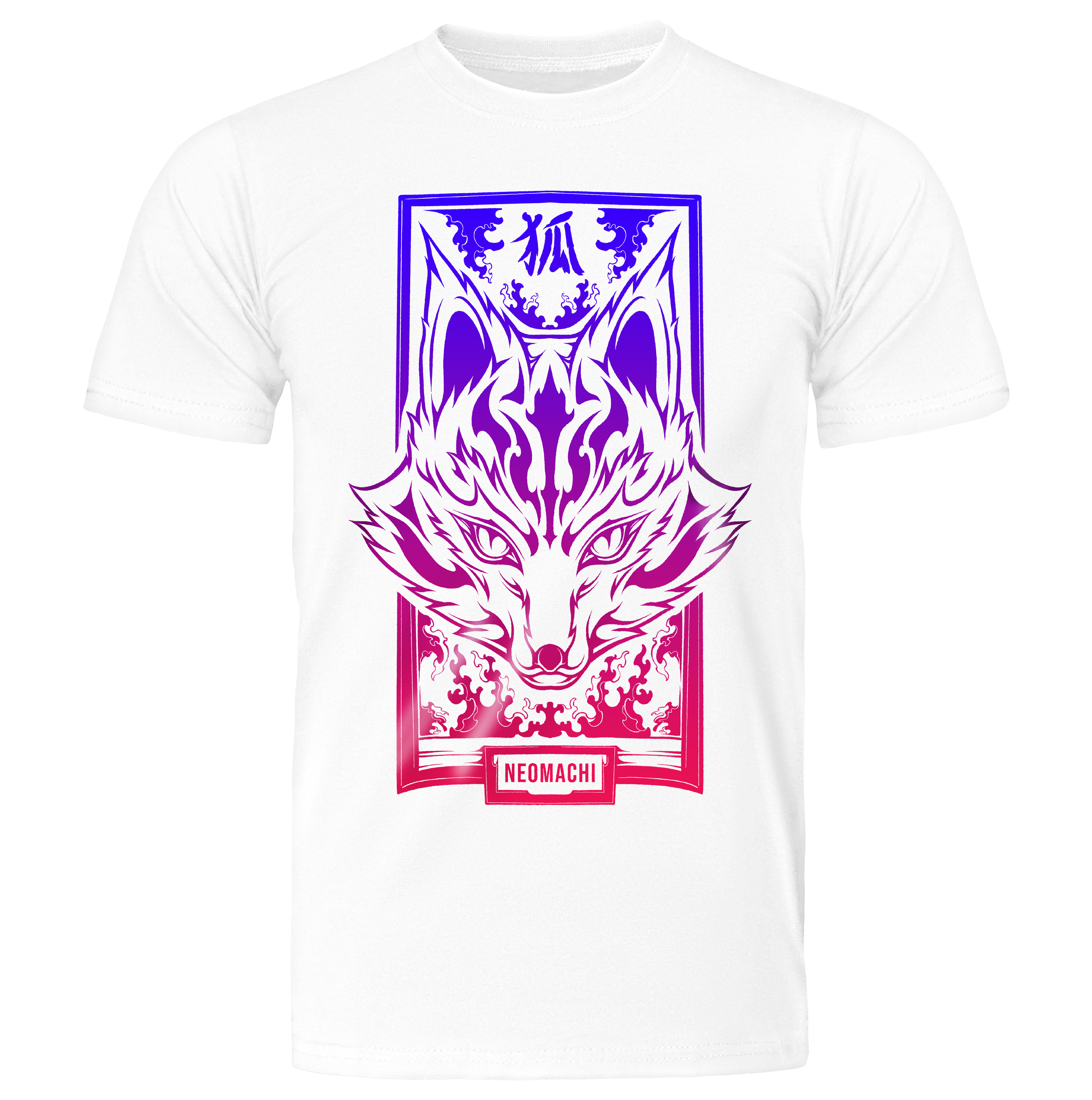 ZENKO: T-SHIRT - White - Front - cyberpunk t-shirt - Neomachi