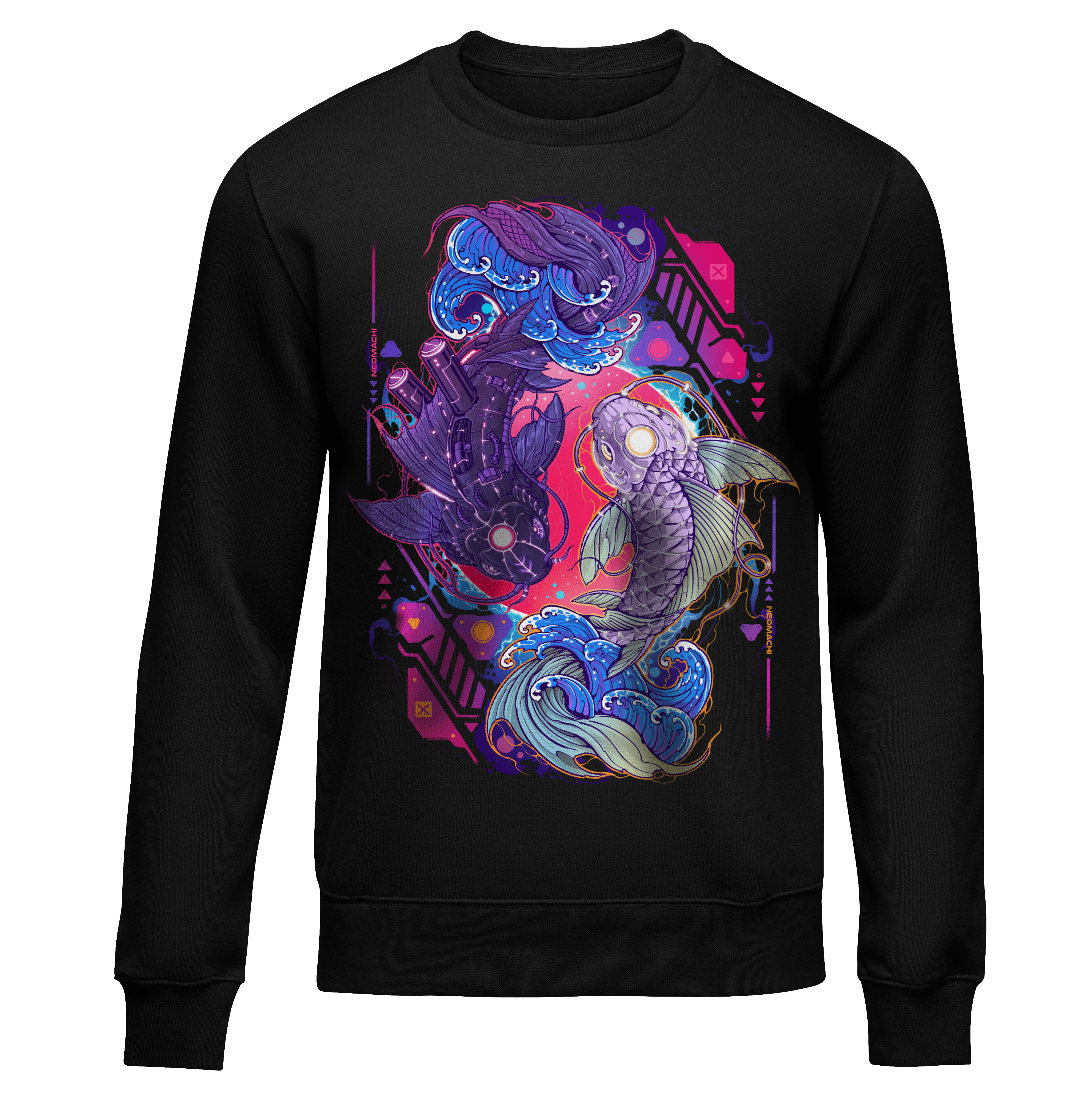 ONMYO - sweater - black - cyberpunk - vaporwave - neomachi