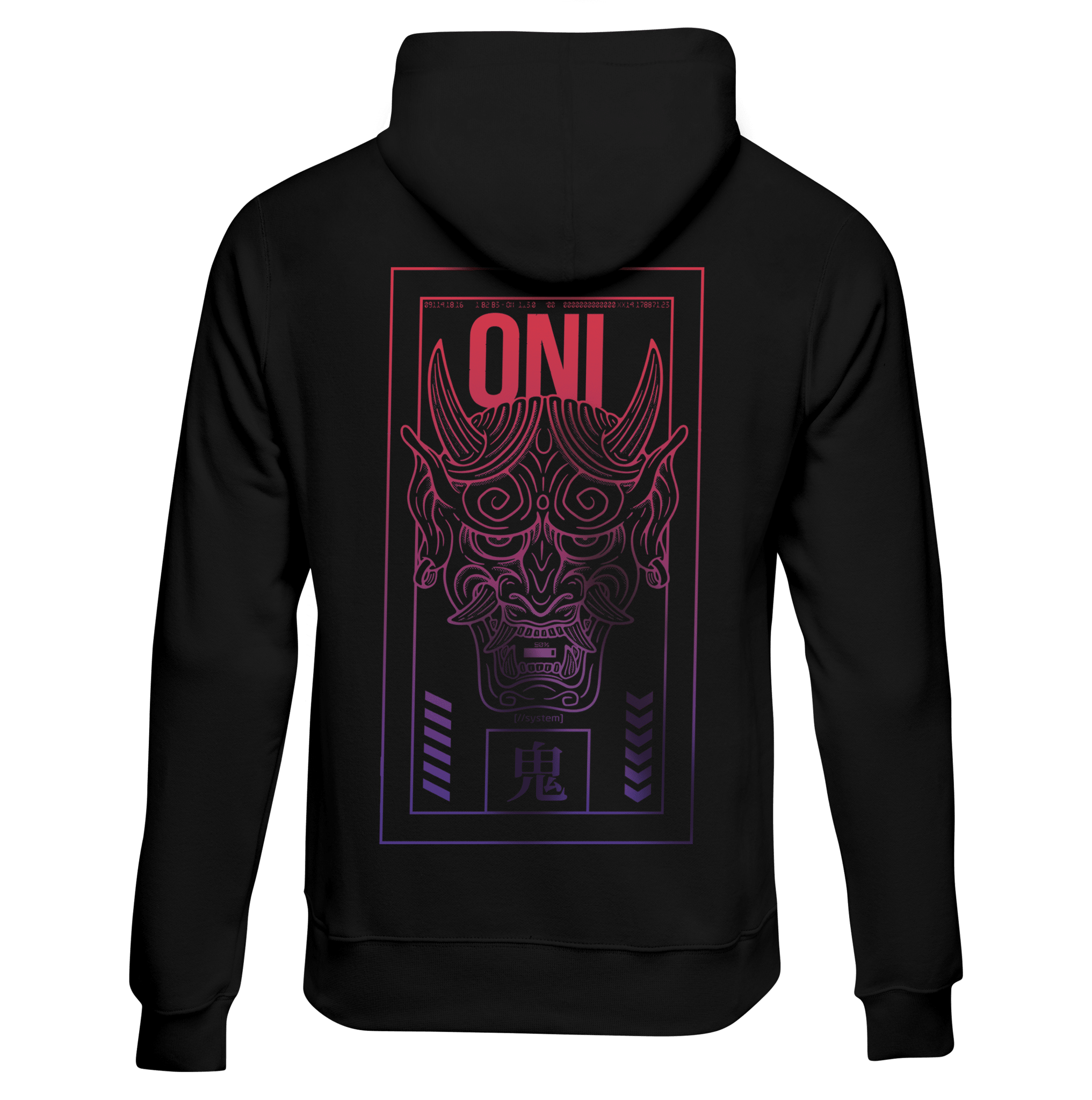 AKUMA: HOODIE - NEOMACHI - Cyberpunk - Techwear - Gaming