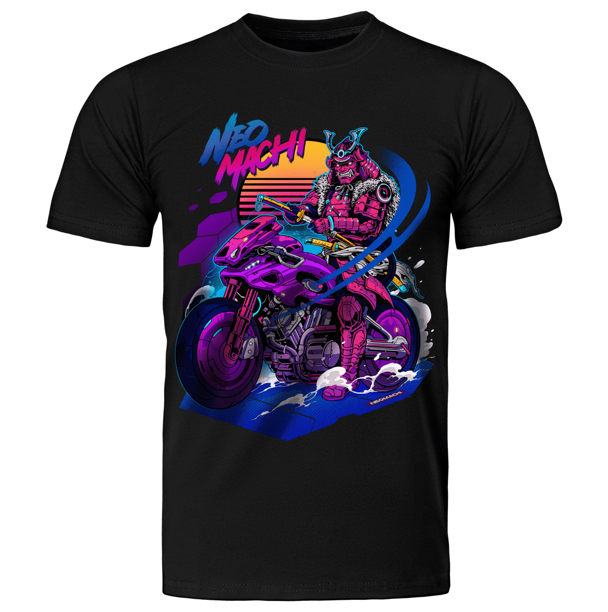 BAIKU: T - SHIRT - NEOMACHI - Cyberpunk - Techwear - Gaming
