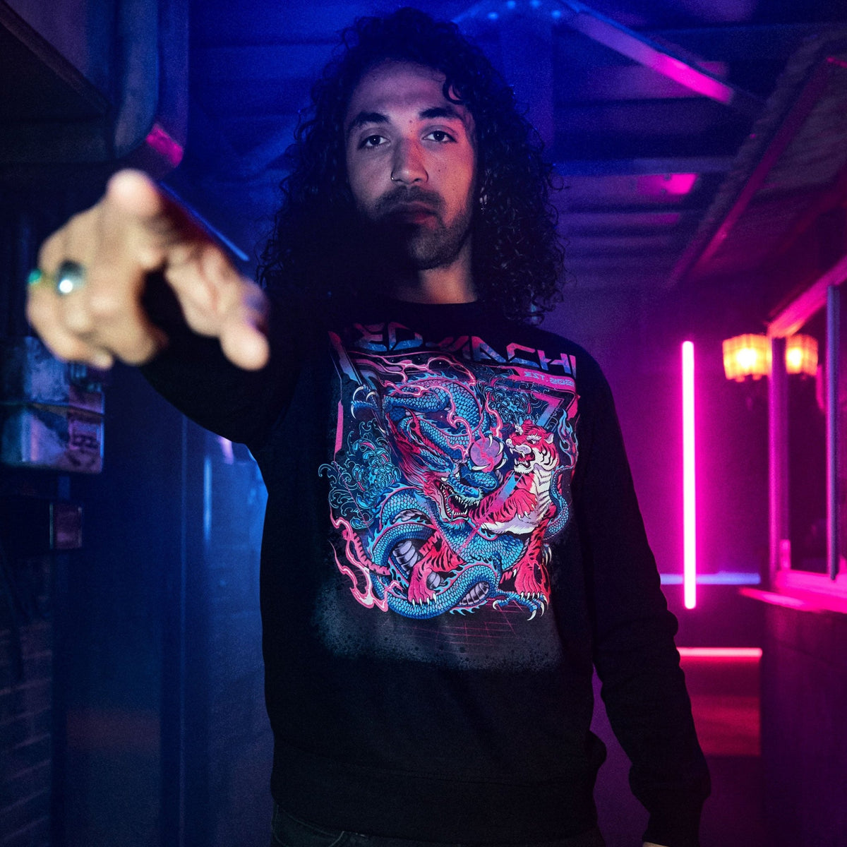 BATTORU: SWEATER - NEOMACHI - Cyberpunk - Techwear - Gaming
