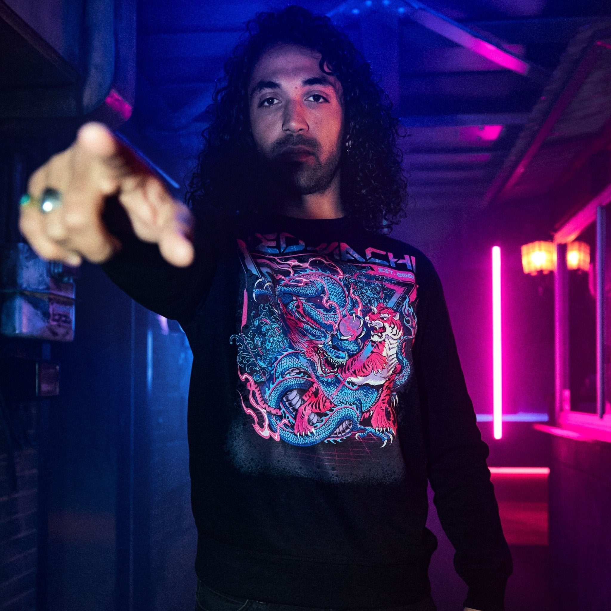 BATTORU: SWEATER - NEOMACHI - Cyberpunk - Techwear - Gaming