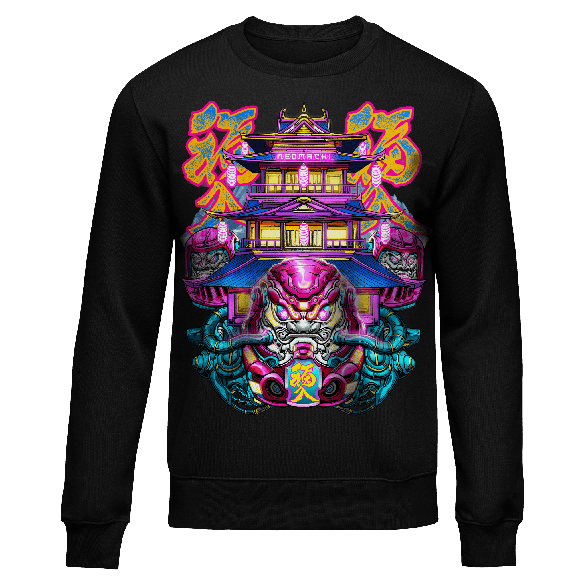 DARUMA: SWEATER - NEOMACHI - Cyberpunk - Techwear - Gaming