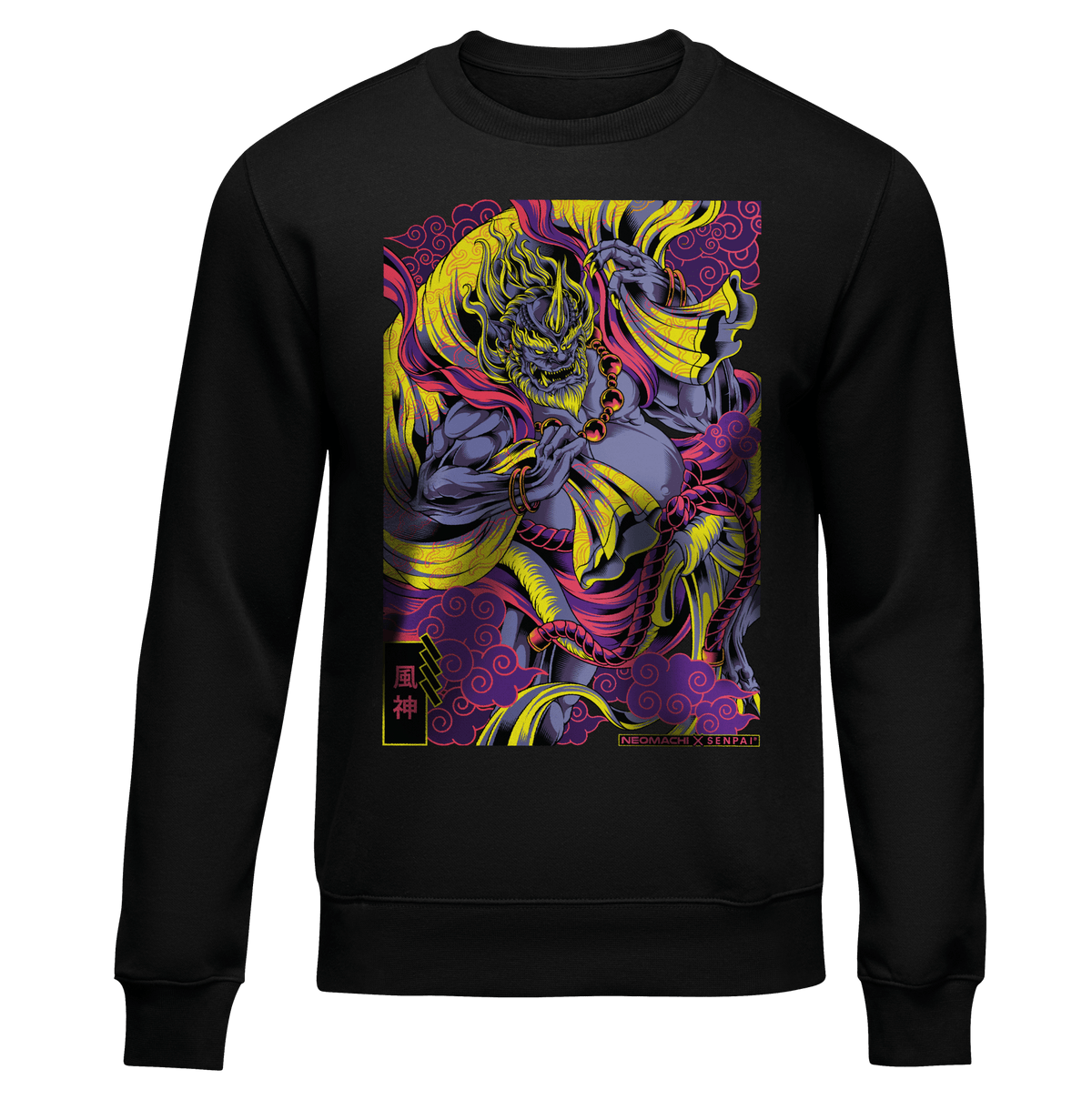 FUJIN: SWEATER - NEOMACHI - Cyberpunk - Techwear - Gaming