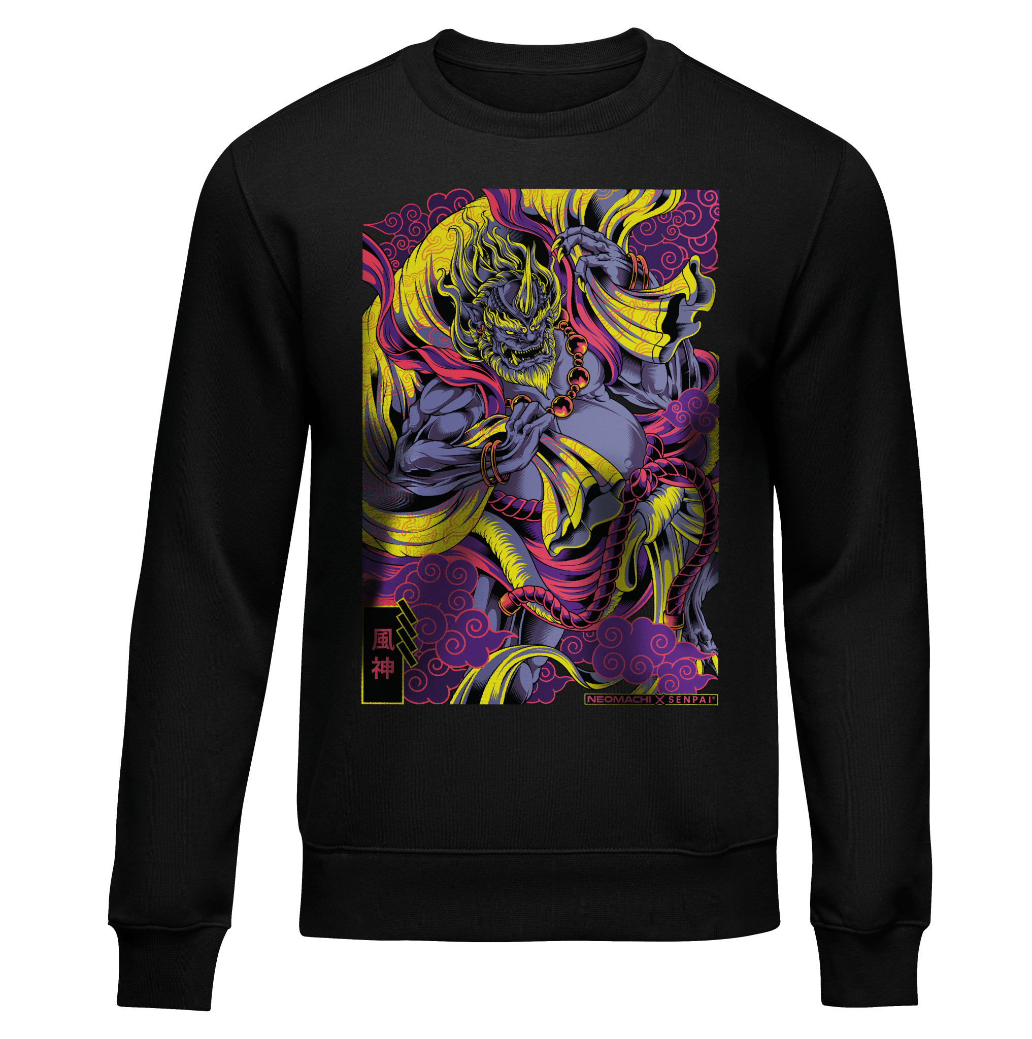 FUJIN: SWEATER - NEOMACHI - Cyberpunk - Techwear - Gaming