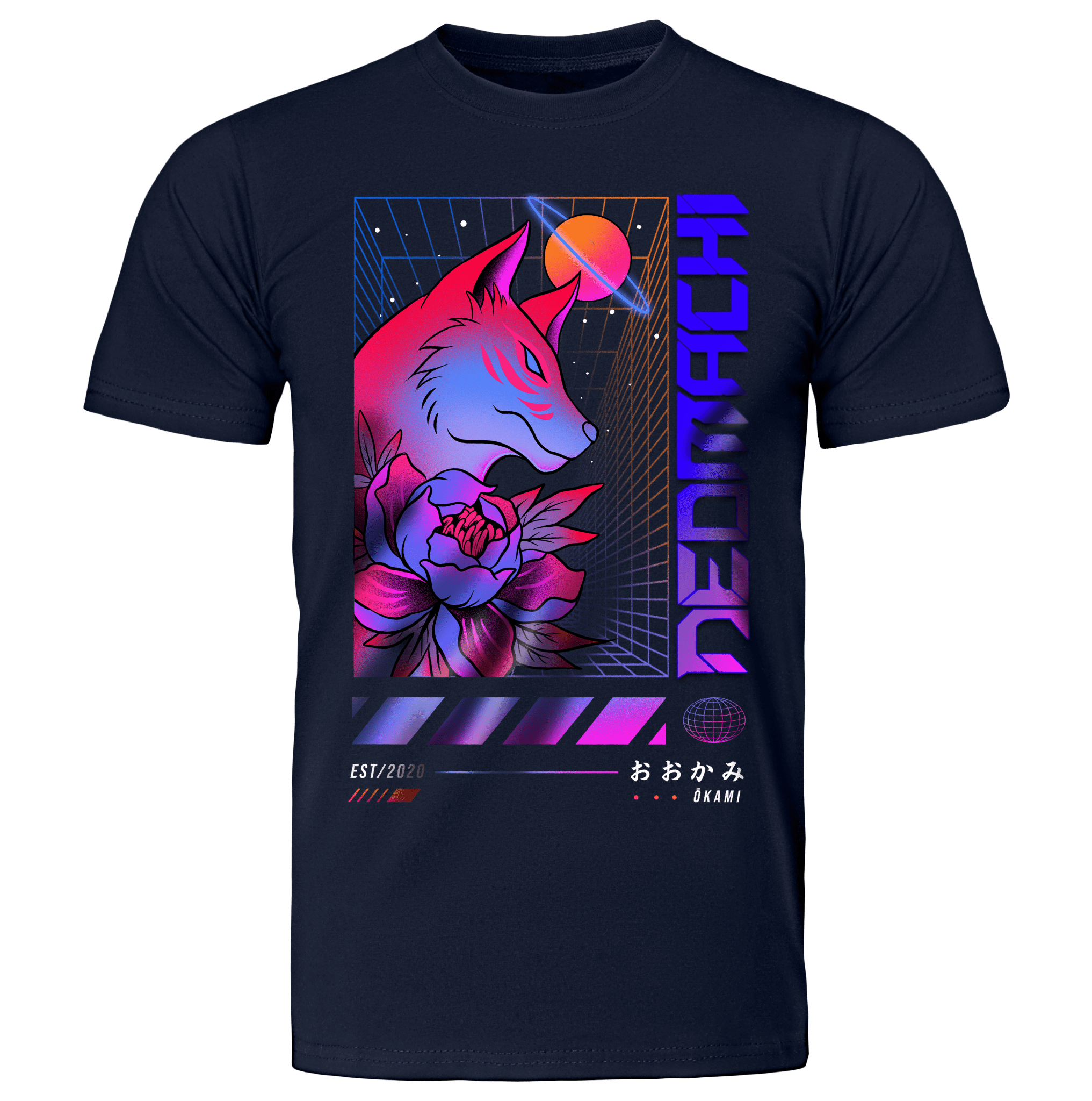 HACHIKO: T - SHIRT - NEOMACHI - Cyberpunk - Techwear - Gaming