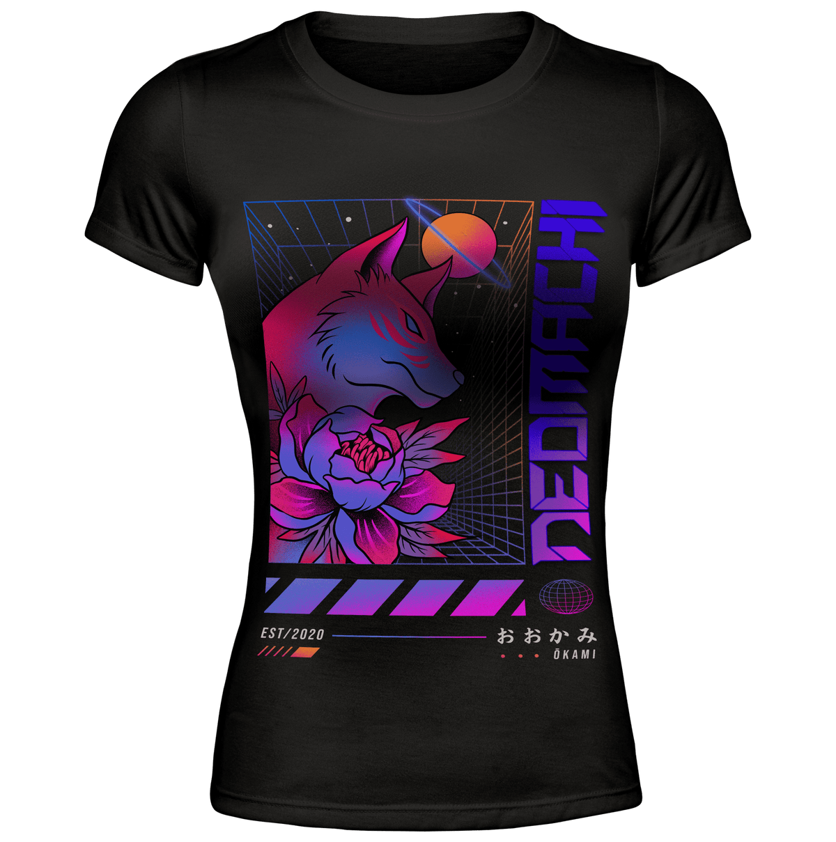 HACHIKO: WOMAN'S TEE - NEOMACHI - Cyberpunk - Techwear - Gaming