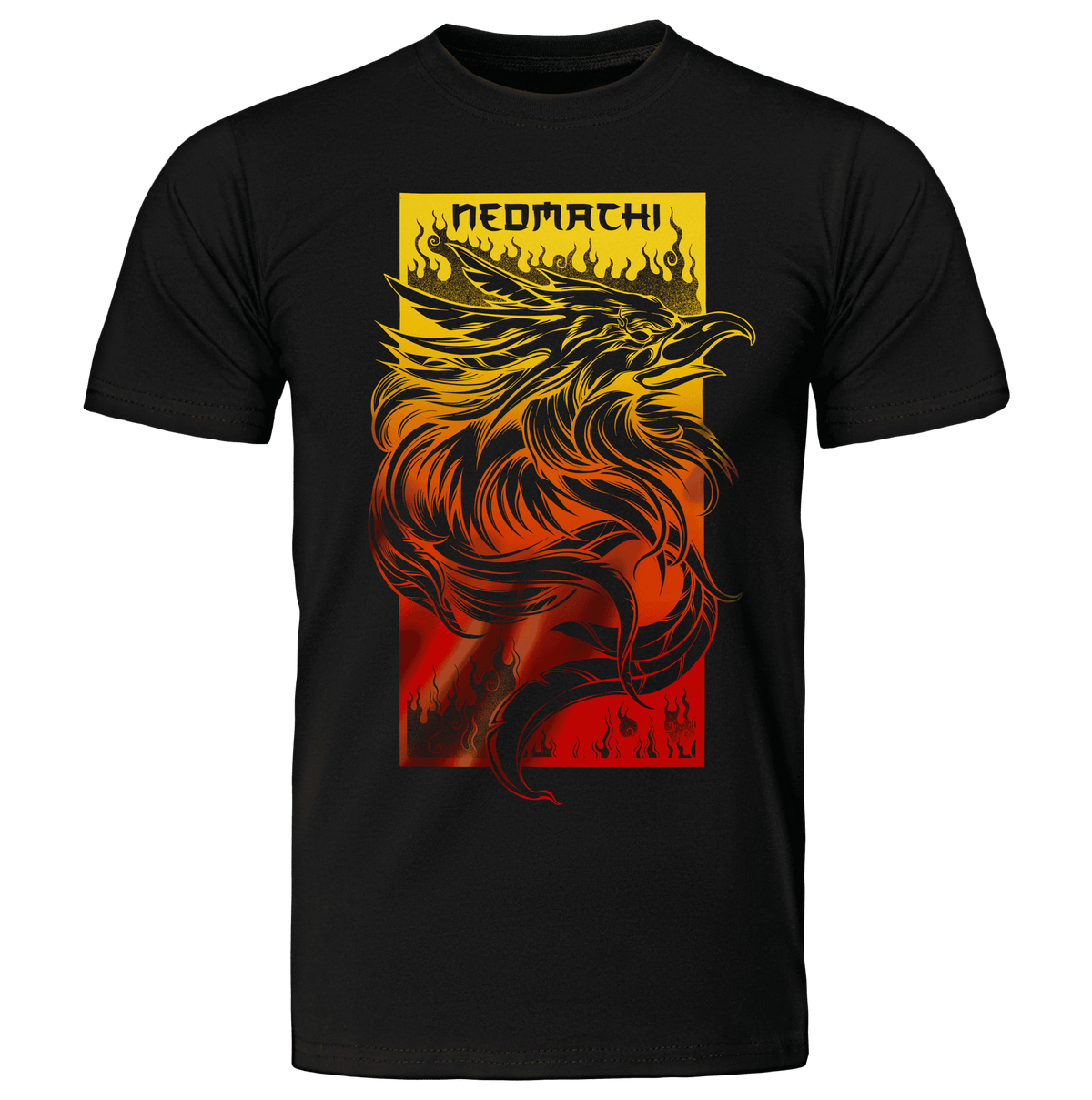 HINOTORI: T - SHIRT - NEOMACHI - Cyberpunk - Techwear - Gaming