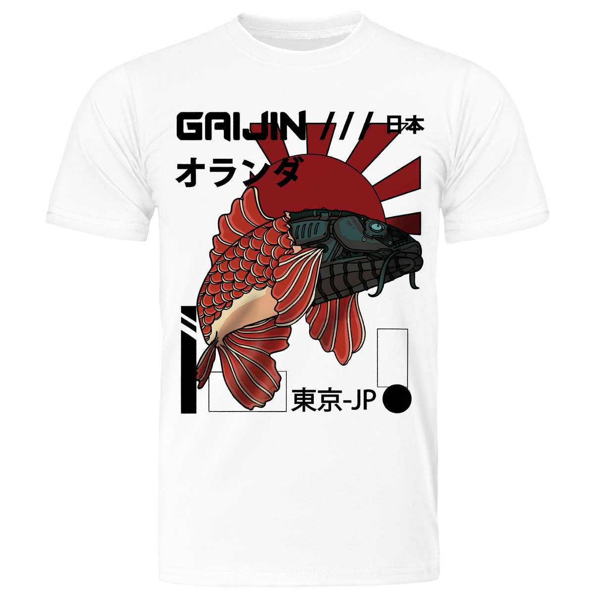 HIROTO: T - SHIRT - NEOMACHI - Cyberpunk - Techwear - Gaming