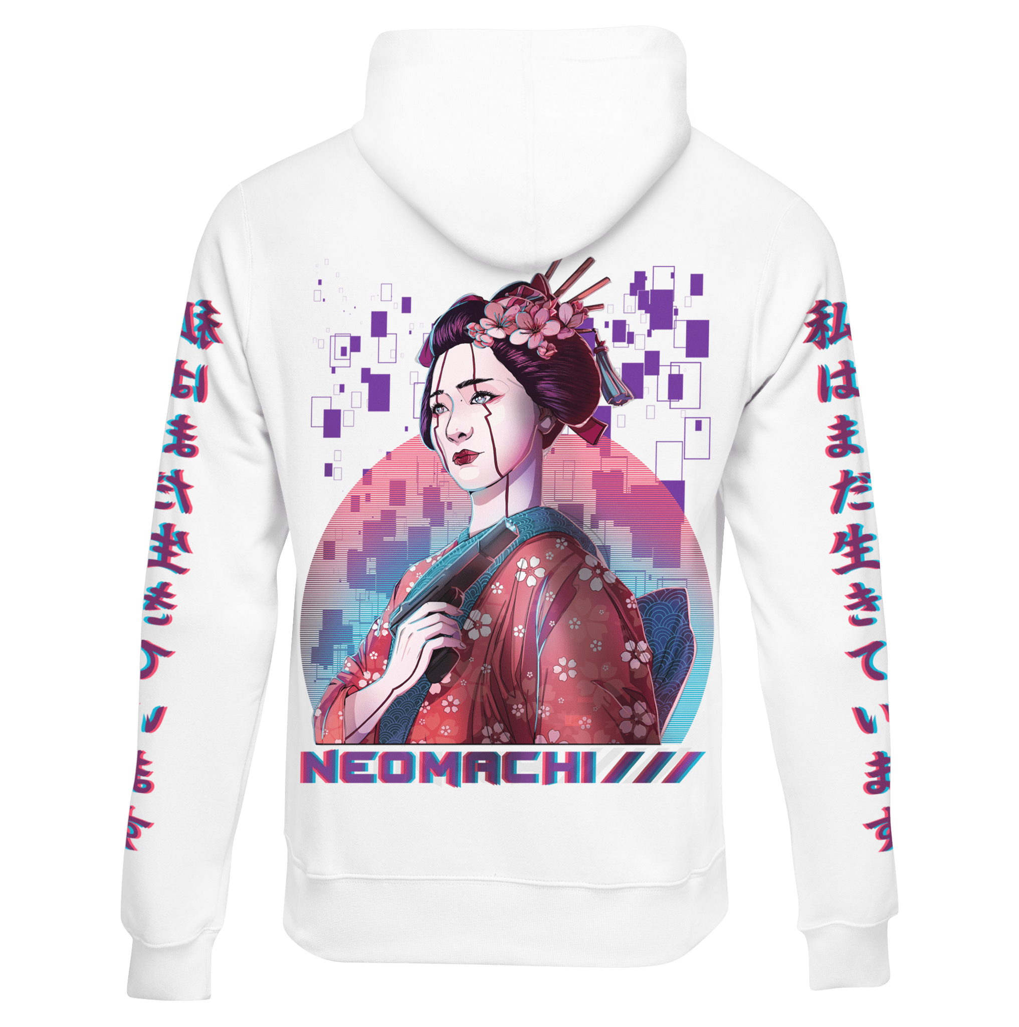 ISHIKI: HOODIE - NEOMACHI - Cyberpunk - Techwear - Gaming