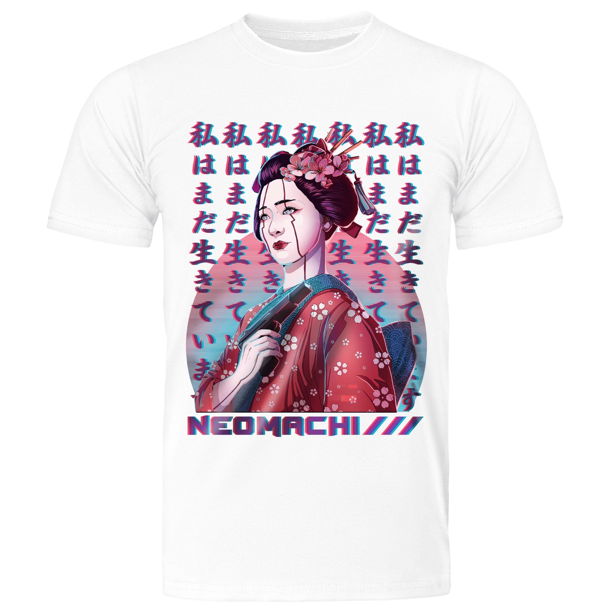 ISHIKI: T - SHIRT - NEOMACHI - Cyberpunk - Techwear - Gaming