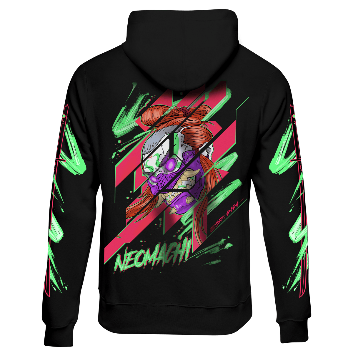 KABUKI: HOODIE - NEOMACHI - Cyberpunk - Techwear - Gaming