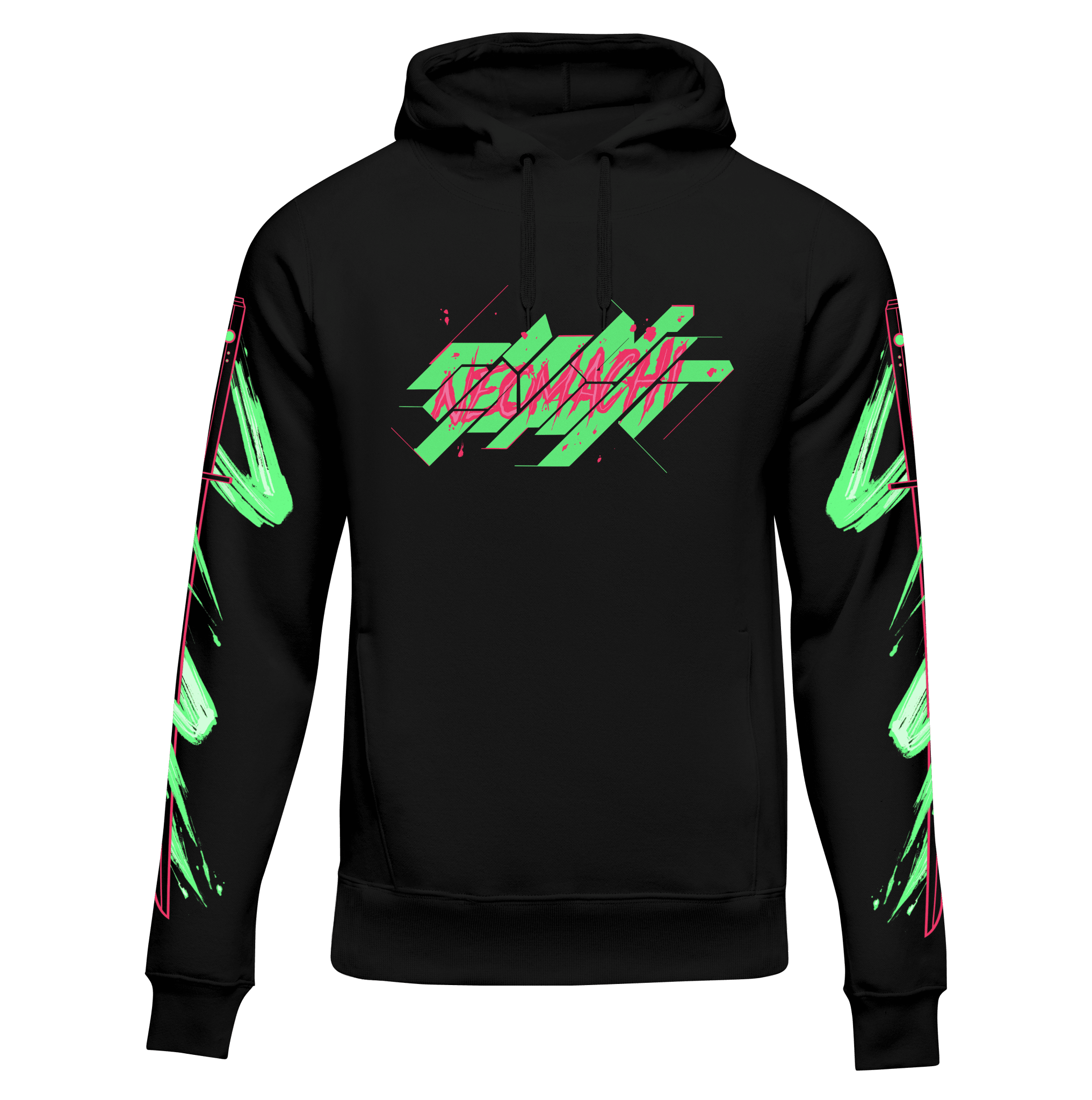 KABUKI: HOODIE - NEOMACHI - Cyberpunk - Techwear - Gaming