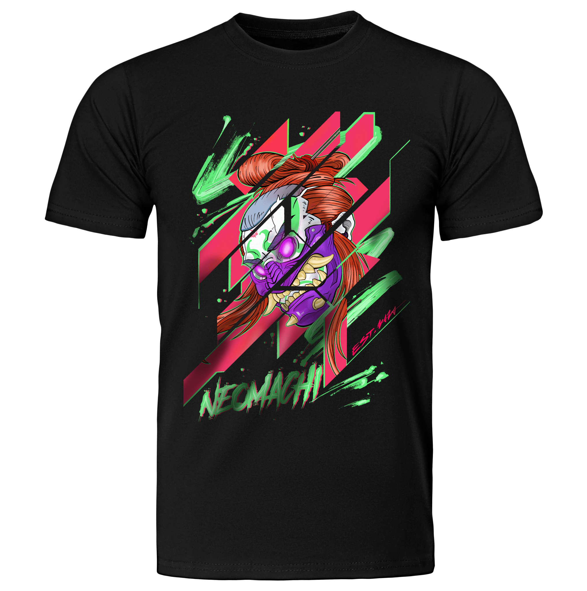 KABUKI: T - SHIRT - NEOMACHI - Cyberpunk - Techwear - Gaming