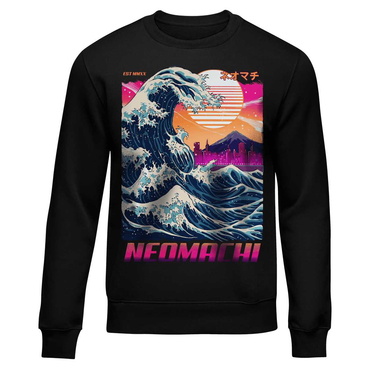 KANAGAWA: SWEATER - NEOMACHI - Cyberpunk - Techwear - Gaming